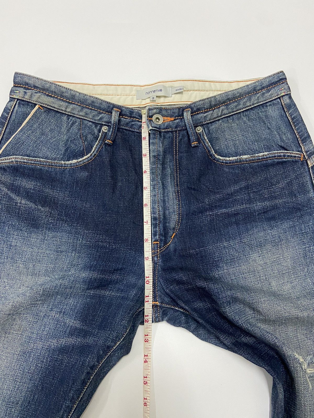 Japanese Brand × Nonnative NONNATIVE SELVEDGE DISTRESSED JEANS Size US 33 - 6 Thumbnail