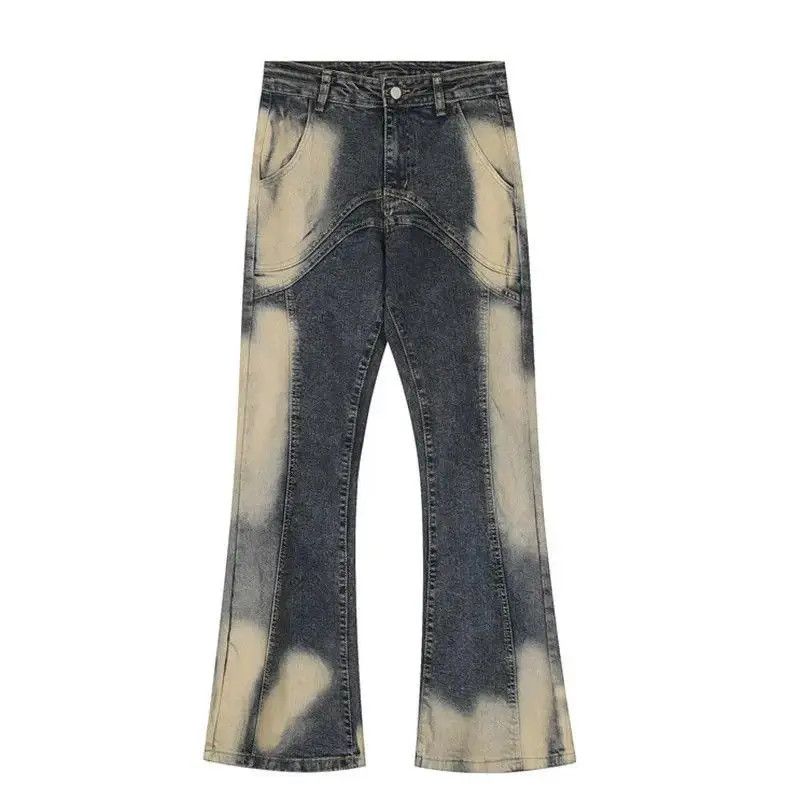 Japanese Brand Casual Flared Baggy Jeans Size US 32 / EU 48 - 4 Thumbnail