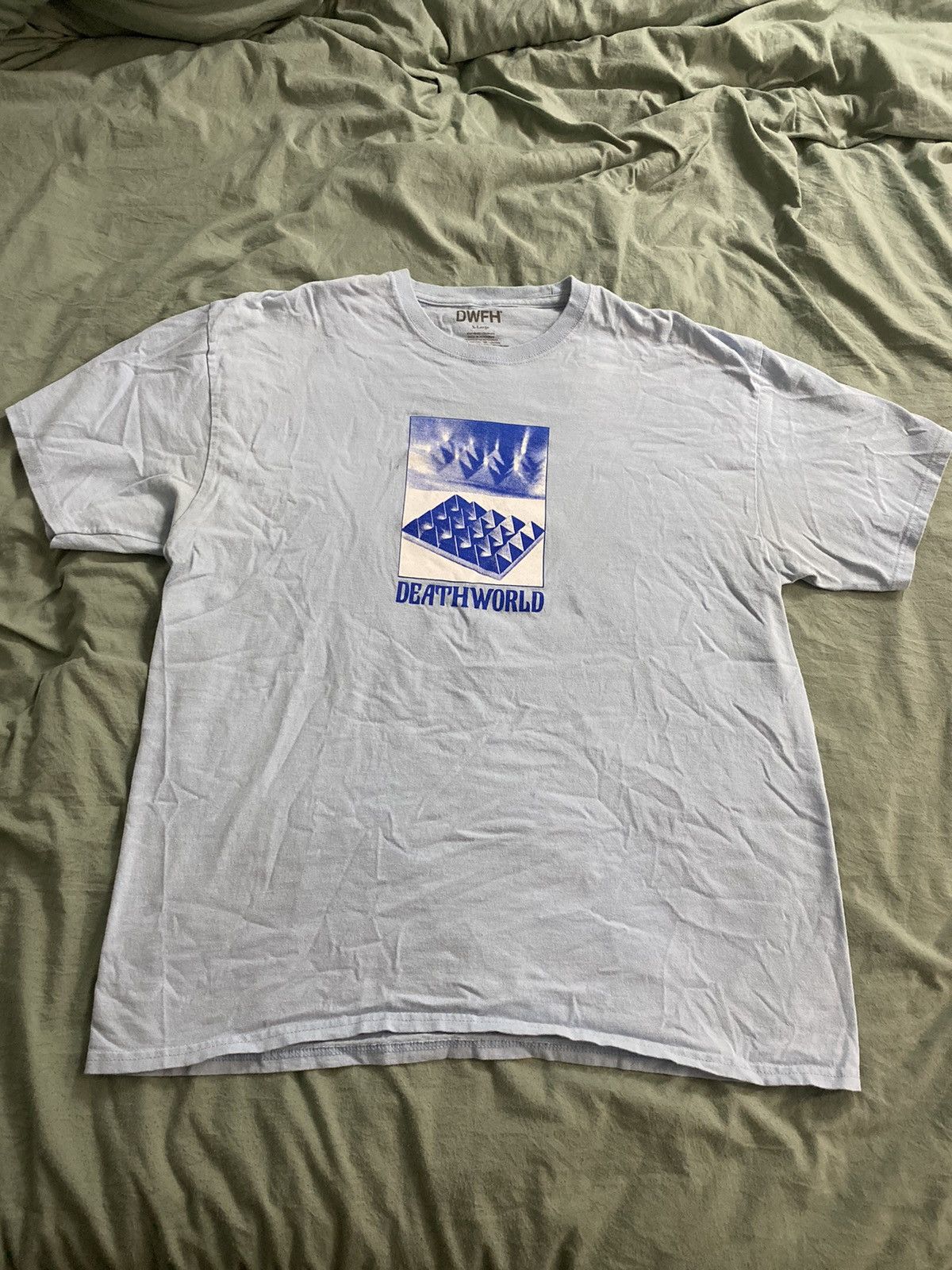 Earl Sweatshirt Deathworld Pyramid tee blue Size US XL / EU 56 / 4 - 1 Thumbnail
