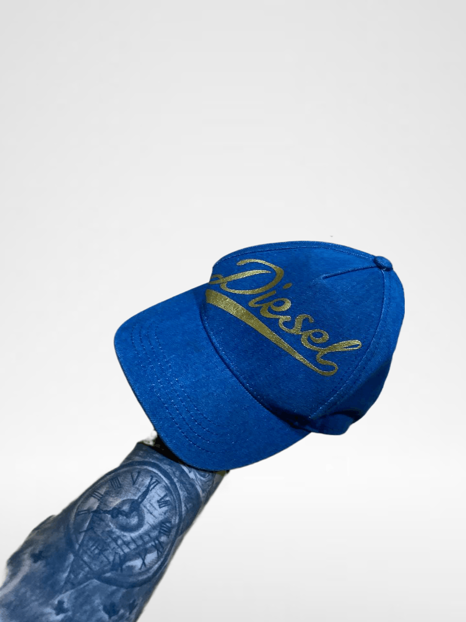 Diesel VINTAGE Blue Cap One Size Big Print DIESEL Size ONE SIZE - 1 Thumbnail
