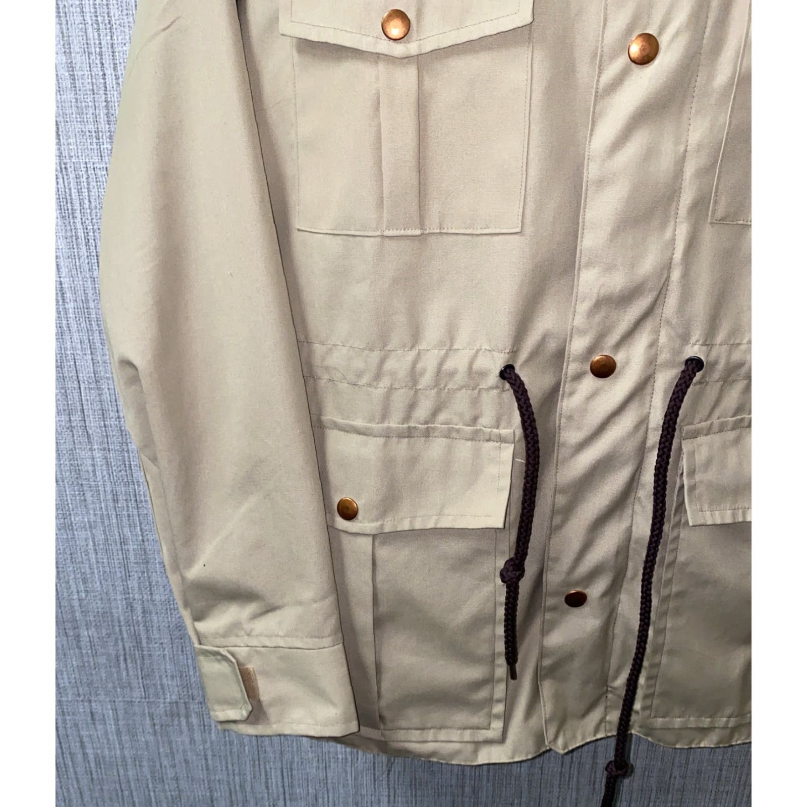 Vintage Black Sheep Jacket Hooded Snap Button Mens M Beige Black Sheep Jacket Hooded Snap Button Mens M Beige Size US M / EU 48-50 / 2 - 4 Thumbnail