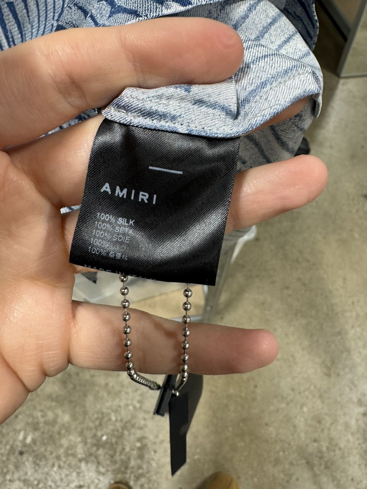 Amiri Amiri Gradient Bowling Silk Shirt NEW 1100$ Size US XL / EU 56 / 4 - 5 Thumbnail