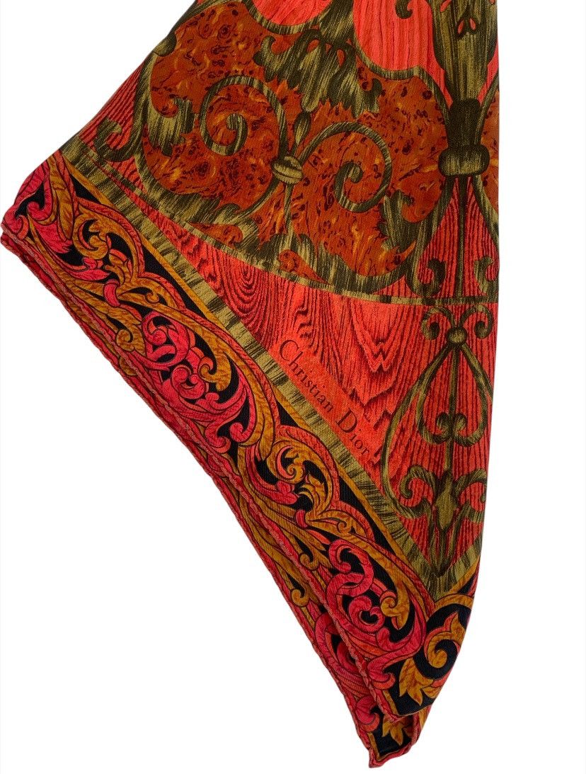 Christian Dior Monsieur Christian Dior Vintage Silk Handkerchief Neckerchief Bandana Size ONE SIZE - 6 Thumbnail