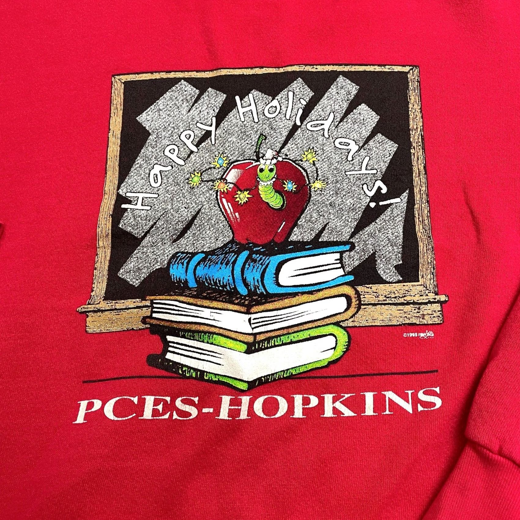 Lee VINTAGE Lee 90s Y2K Graphic Sweatshirt Unisex Adult 2XL Red Crew Neck Casual Size US XXL / EU 58 / 5 - 3 Thumbnail