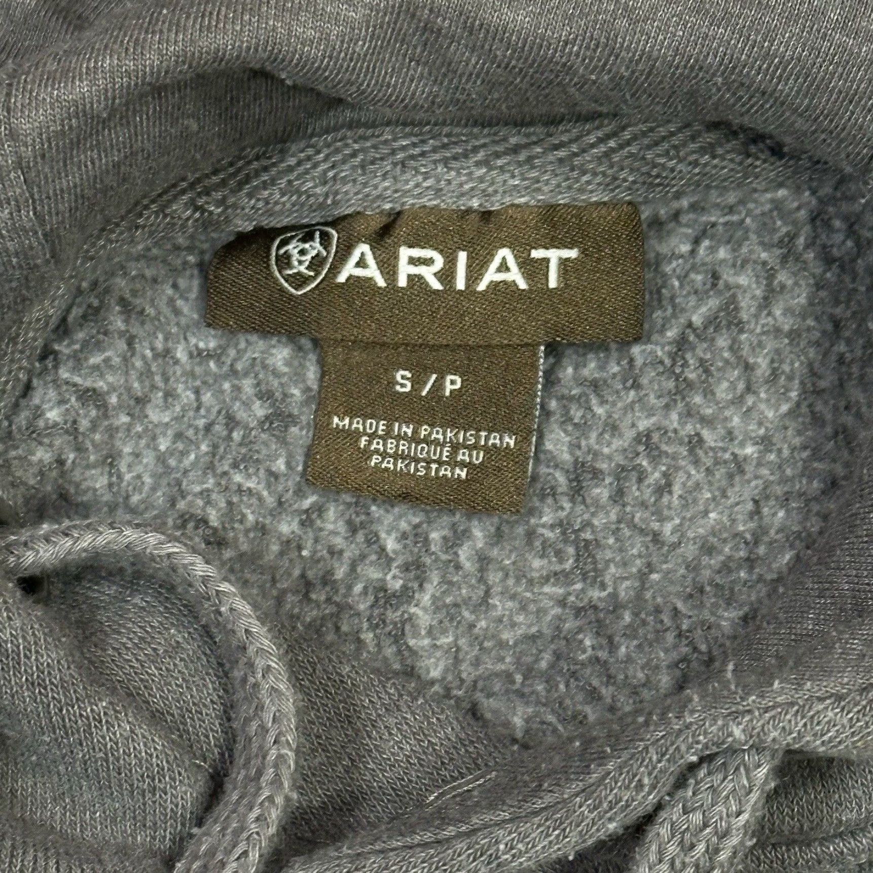 Ariat Ariat Hoodie Gray Logo Mens Small S Streetwear Pullover Hooded Long Sleeve Drawstring Pockets Outdoor Western Baggy Size US S / EU 44-46 / 1 - 4 Thumbnail