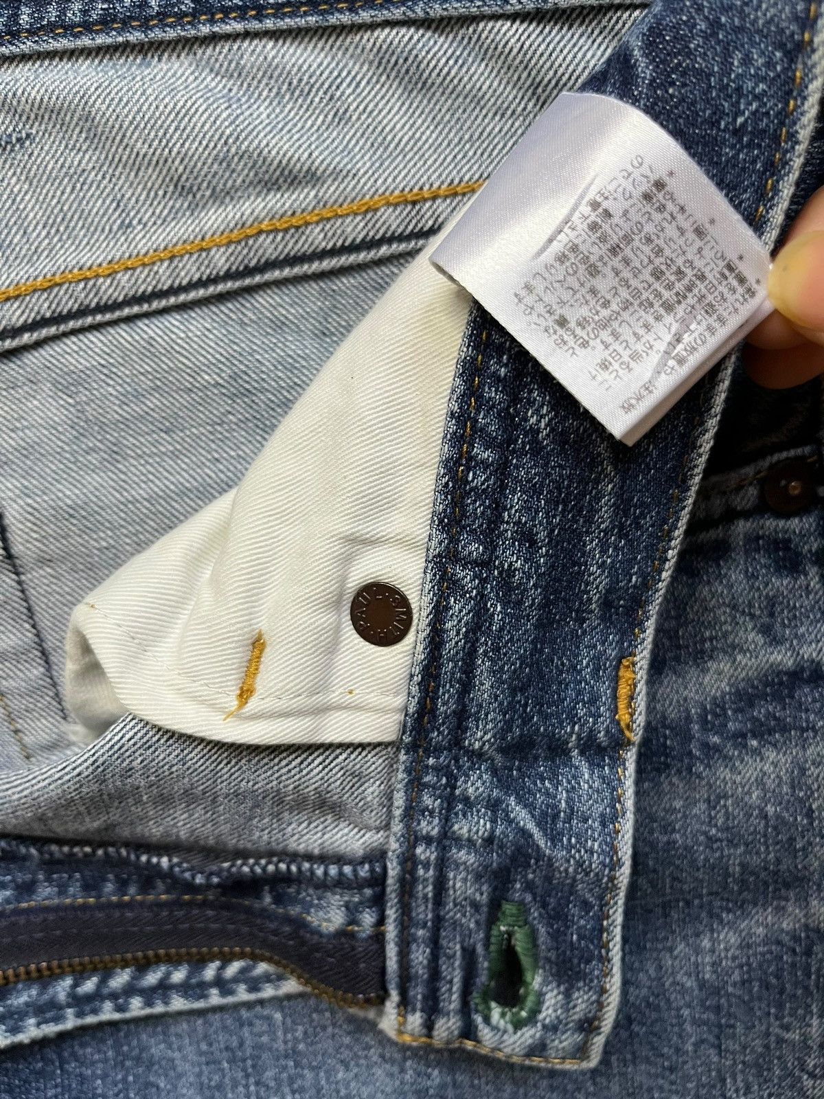 Designer × Paul Smith Vintage Paul Smith UK Blue Wash Baggy Style Jeans Size US 34 / EU 50 - 11 Thumbnail