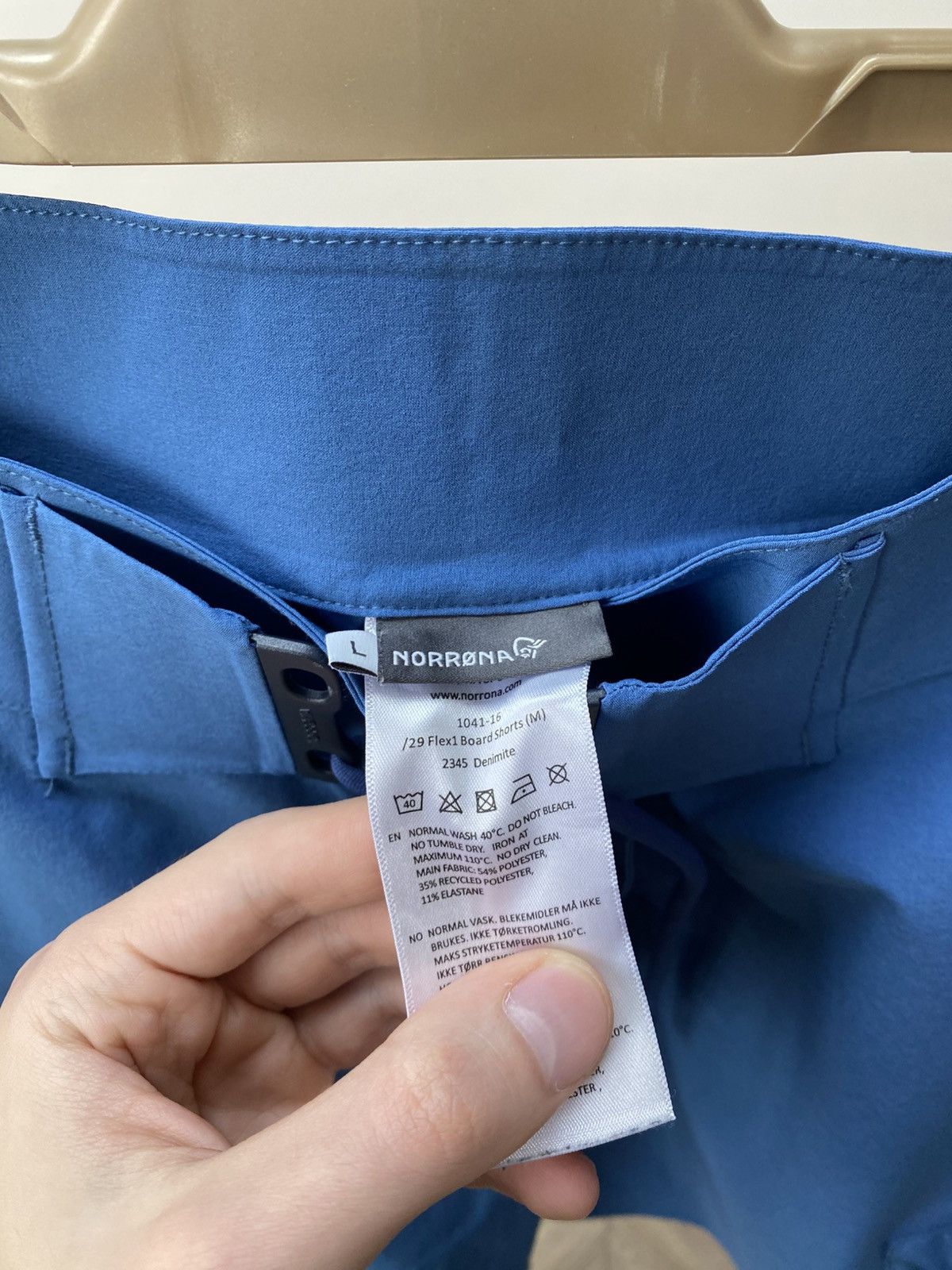 Norrona Vintage Norrona Men's Blue Baggy Super Lightweight Shorts Size US 34 / EU 50 - 6 Thumbnail