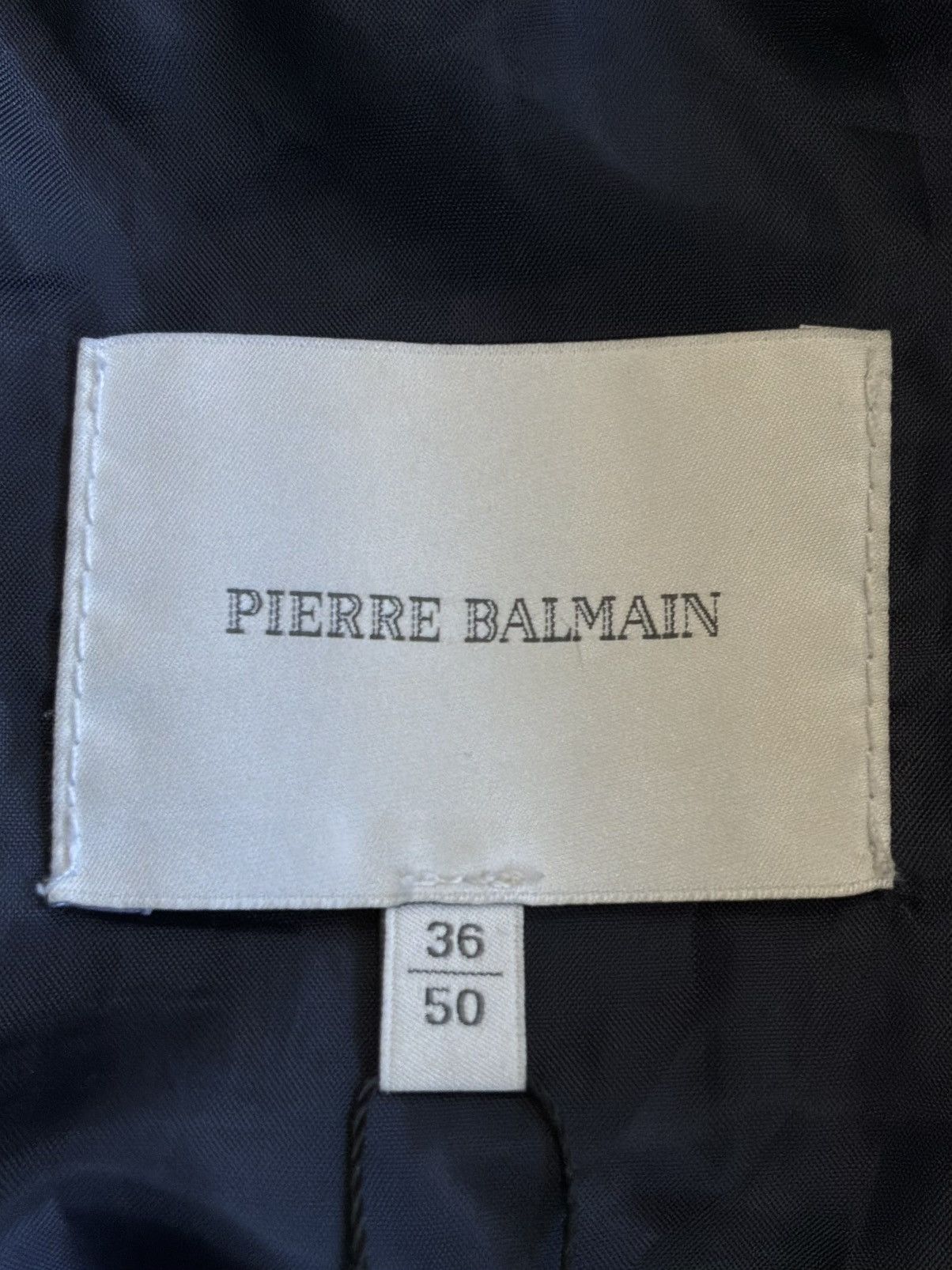 Balmain 2010s Pierre Balmain - Distressed Denim Biker Jacket Size US M / EU 48-50 / 2 - 10 Thumbnail