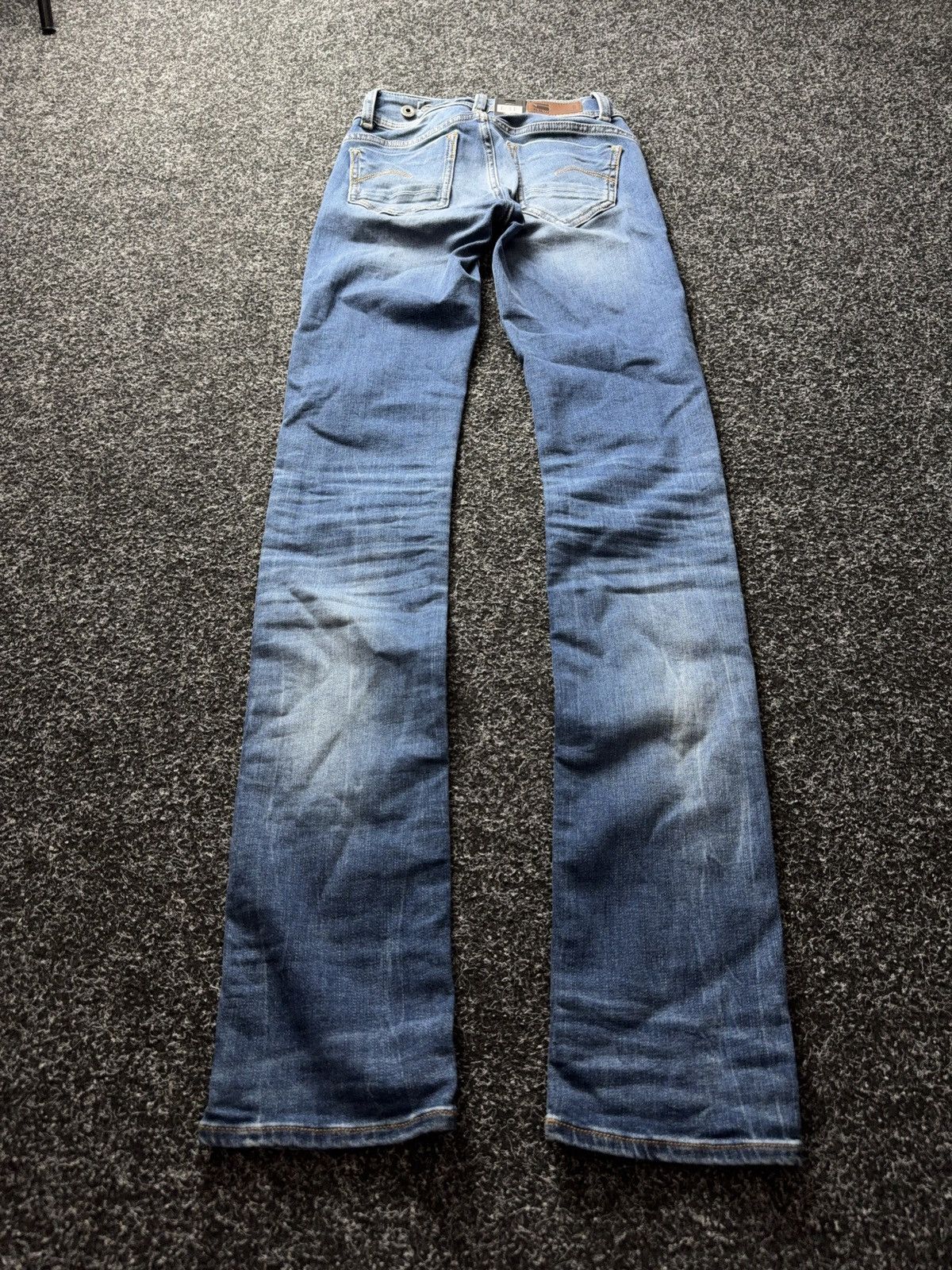 G-Star NWT 00s G-Star RAW Midge Mid Straight Jeans Blue W23 Y2K Size 23" - 12 Thumbnail