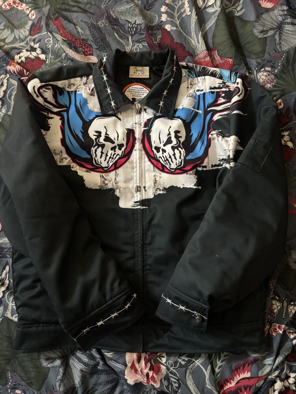 Vintage X BRAND x rare embroidered work jacket Size M / US 6-8 / IT 42-44 - 1 Thumbnail
