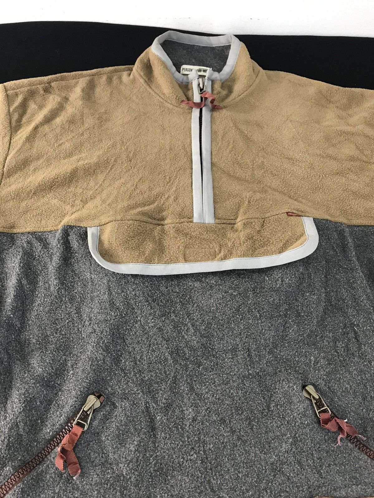 Japanese Brand × PERSON'S × Vintage 90s Person’s For Man Fleece Anorak Half Zip Pull Over Jacket Size US XL / EU 56 / 4 - 3 Thumbnail