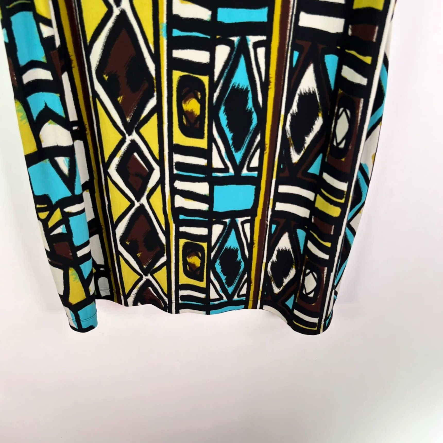 Alfani Alfani Party Cocktail Sleeveless Midi Dress Geometric Womens Size 1X Size XL / US 12-14 / IT 48-50 - 4 Thumbnail