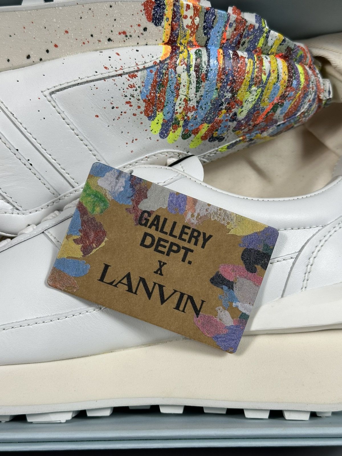 Gallery Dept. × Lanvin Lanvin X Gallery Dept. Painted Bumper Sneakers Size US 7.5 / EU 40-41 - 18 Thumbnail