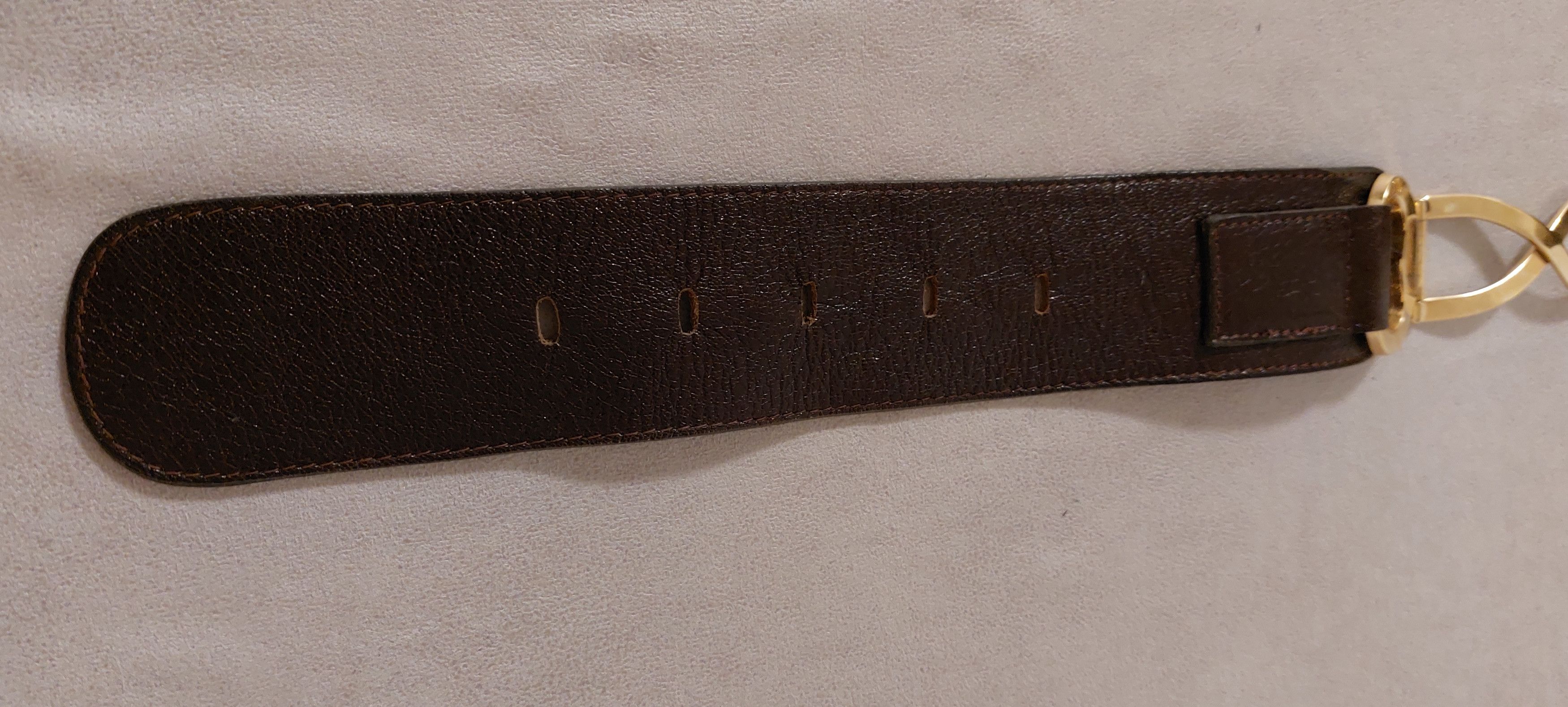 Vintage Vintage Leather Belt Glam Rock Disco Size ONE SIZE - 5 Thumbnail