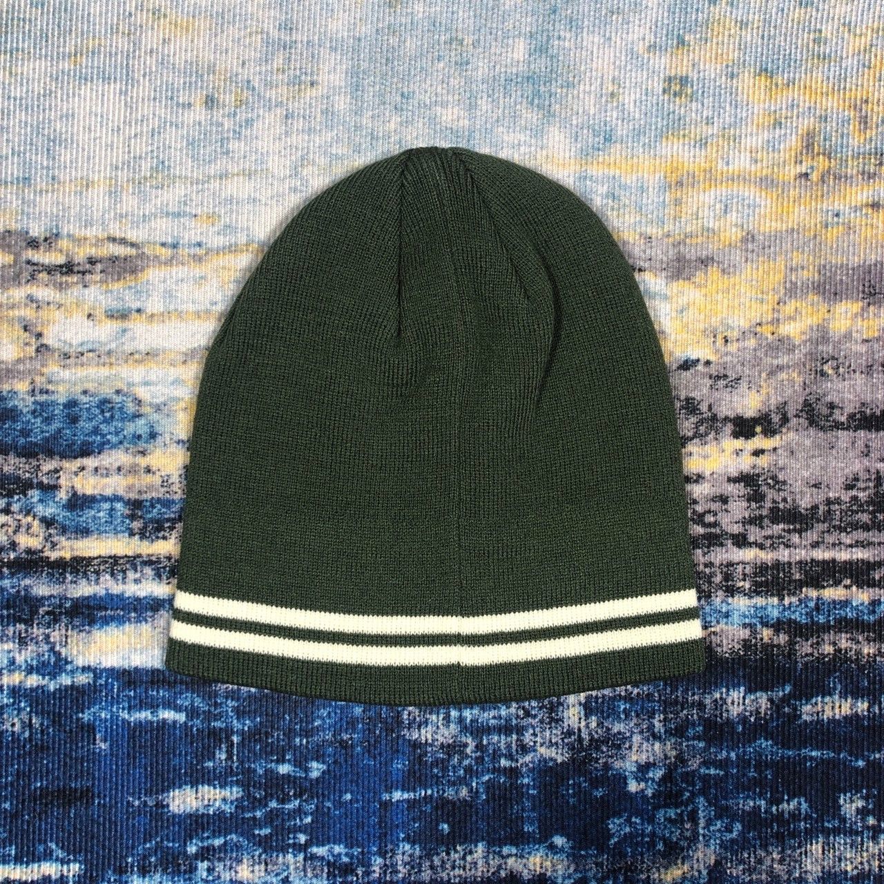 Vintage Stussy Jacquard Stripe Skullcap Beanie | Grailed