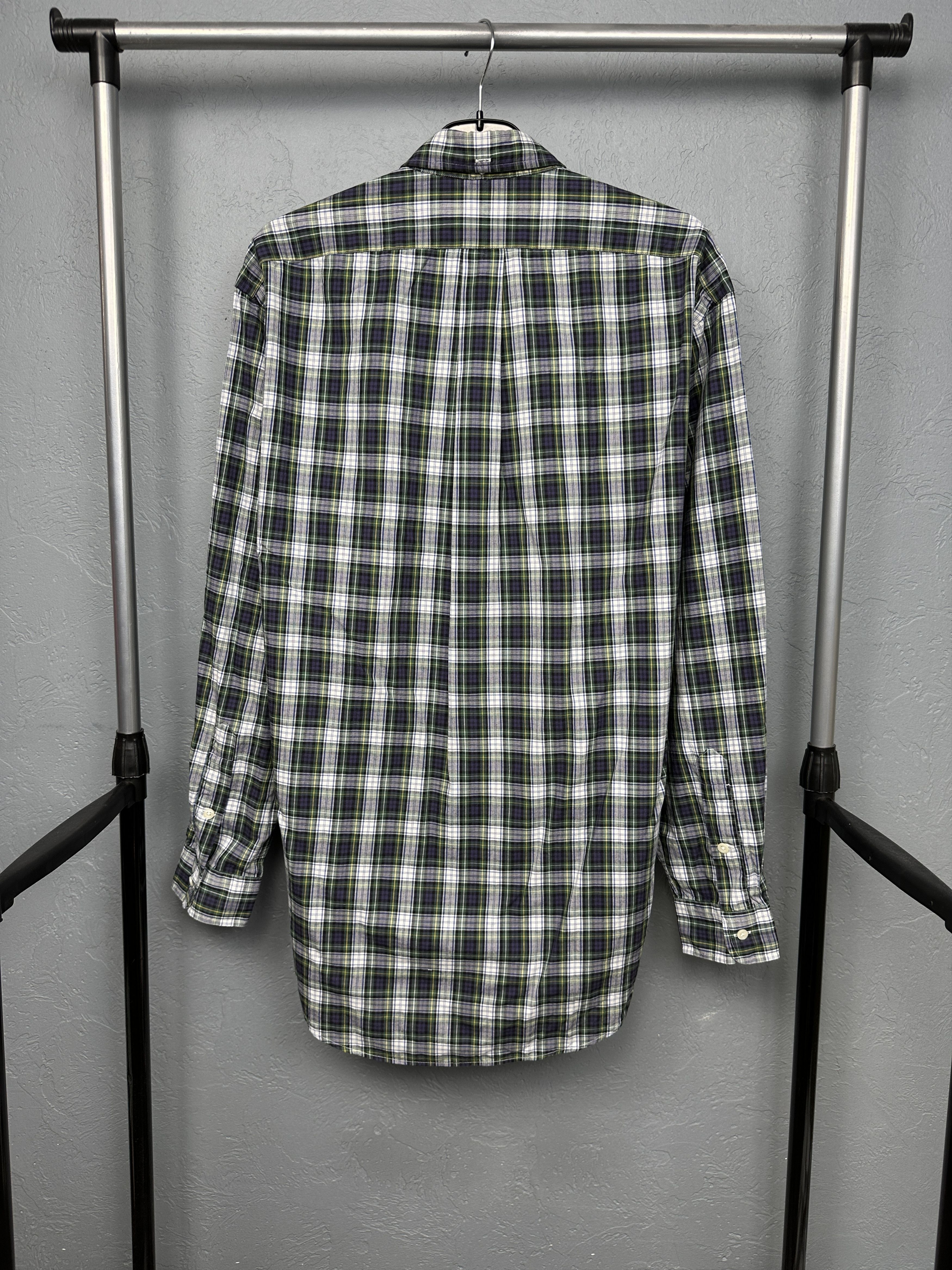 Polo Ralph Lauren NEW!! Polo Ralph Lauren Vintage Mens Plaid Long Sleeve Shirt Size US M / EU 48-50 / 2 - 6 Thumbnail