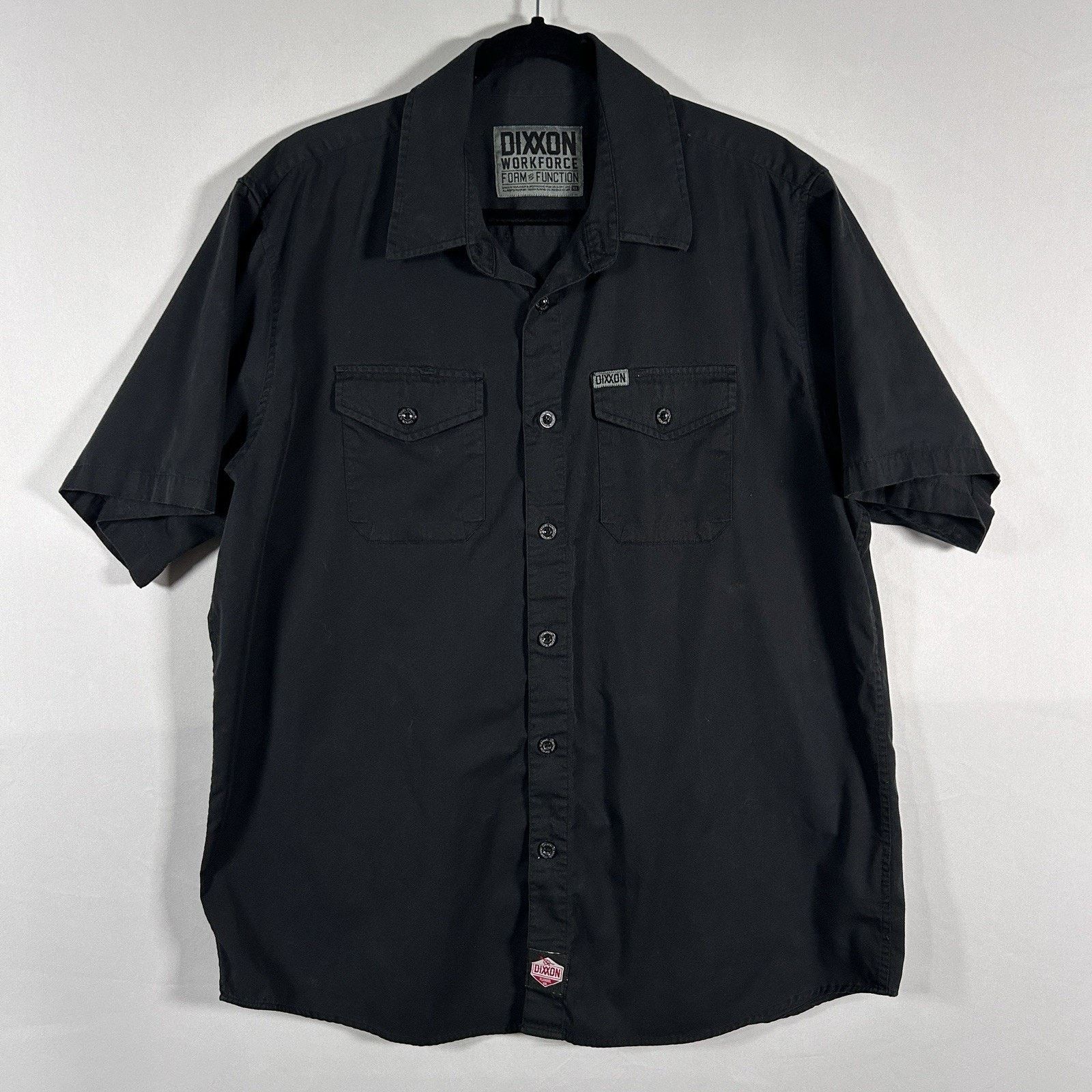 Dixxon Dixxon Workforce Utility Moto Shirt Men's Black XL Size US XL / EU 56 / 4 - 2 Thumbnail