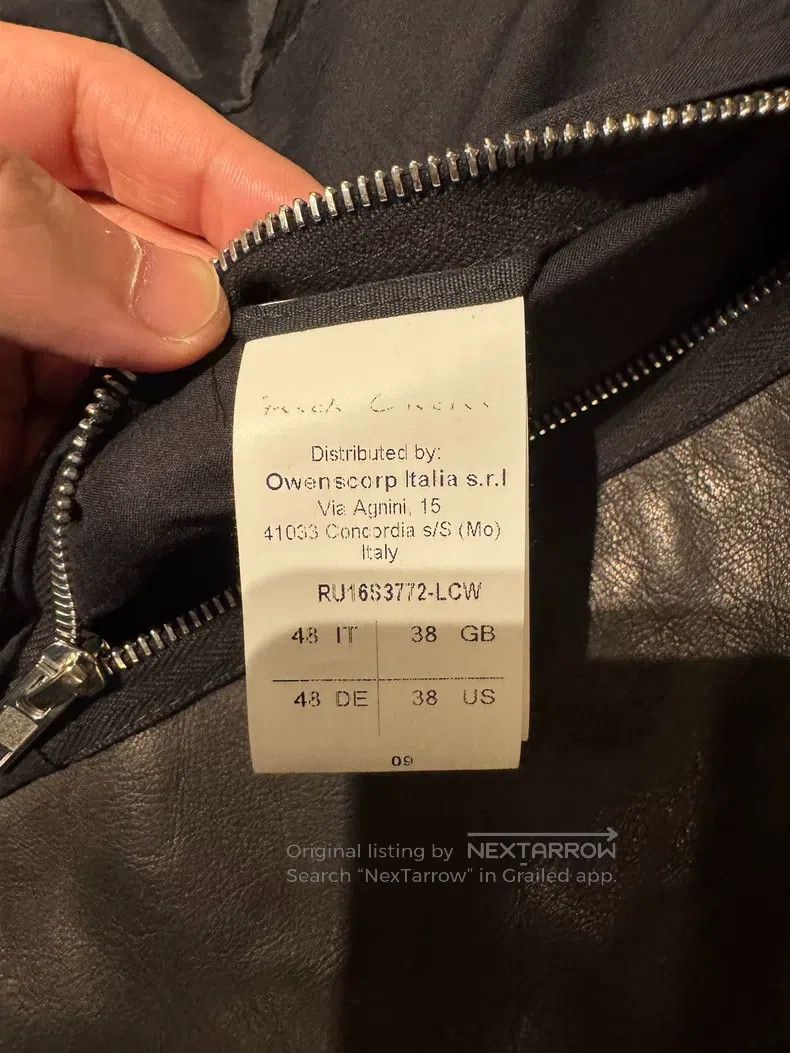 Rick Owens RICK OWENS Leather jacket Size US M / EU 48-50 / 2 - 7 Thumbnail