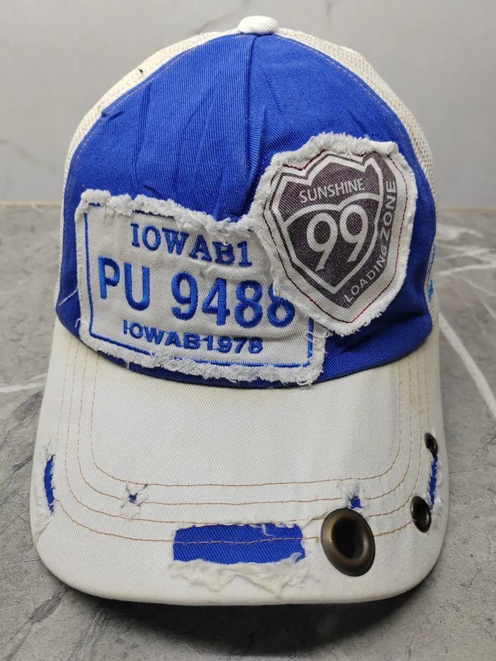 Vintage Vintage Zone 99 Distressed Style Trucker Hat Cap Size ONE SIZE - 2 Thumbnail