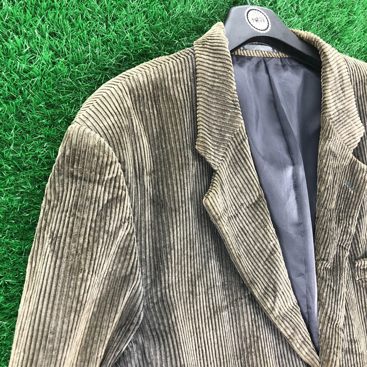 Uniqlo Vintage 90's Uniqlo Green Label Corduroy Velvet Coat Jacket Size US L / EU 52-54 / 3 - 2 Thumbnail