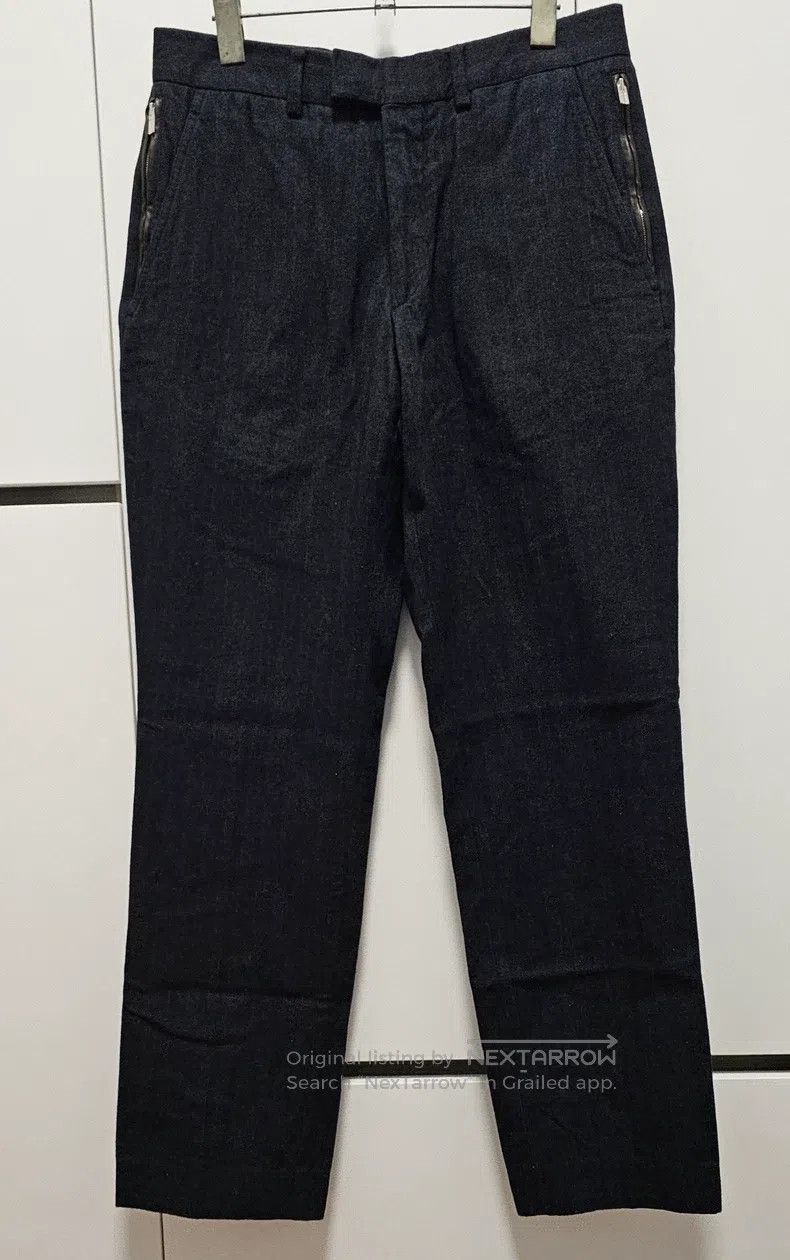 Hermes Hermes Patch leather casual long pants Size 25" / US 0 / IT 36 - 1 Thumbnail