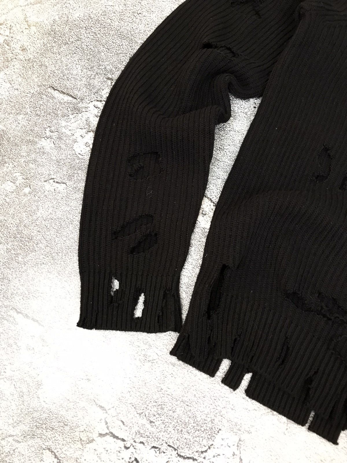 Designer × Nike ♻️1 OF 1 HANDMADE DISTRESSED AVANTGARDE KNITED SWEATER,NIKE Size US S / EU 44-46 / 1 - 9 Thumbnail