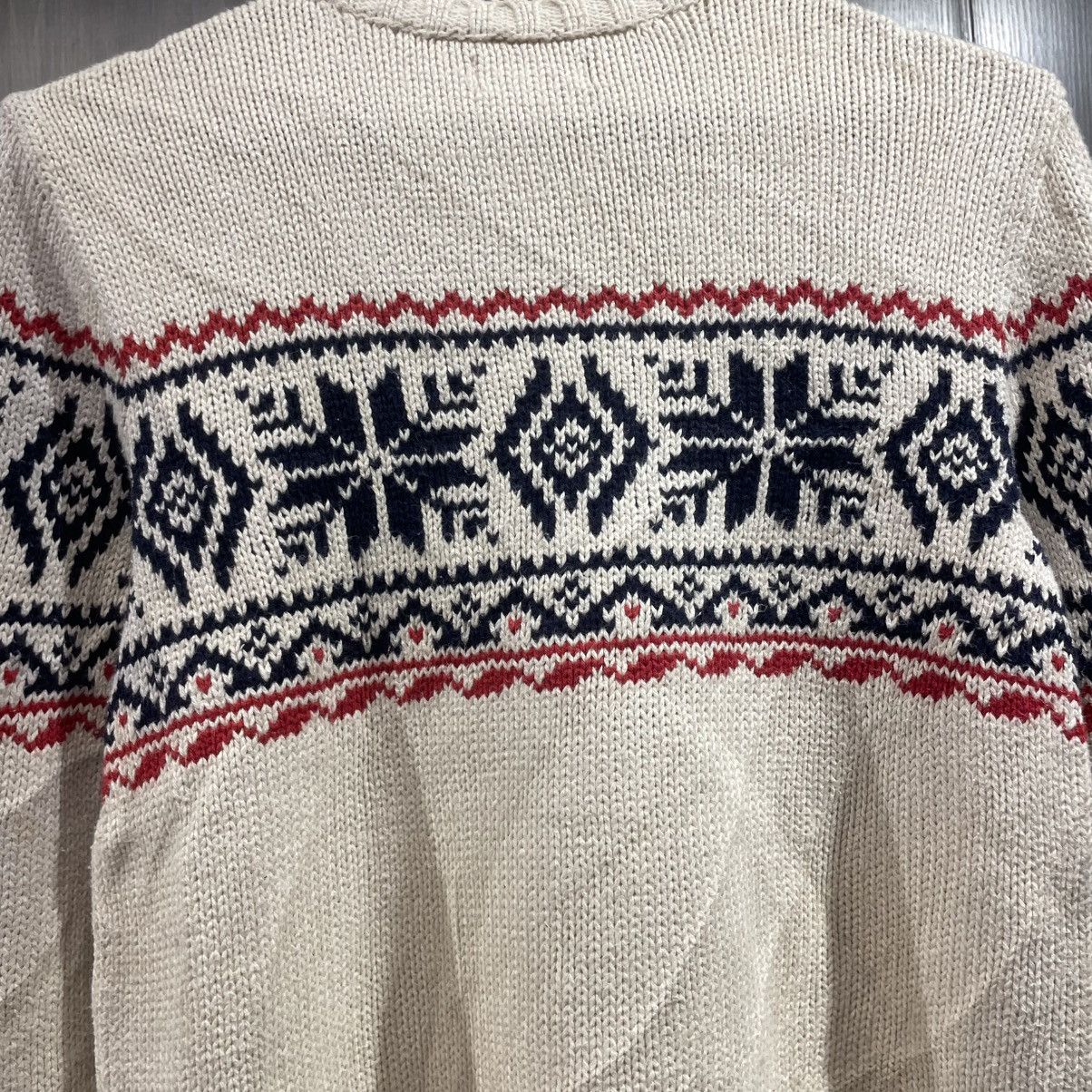 Polo Ralph Lauren Polo Ralph Lauren Cream Nordic Knit Sweater Size US M / EU 48-50 / 2 - 10 Thumbnail