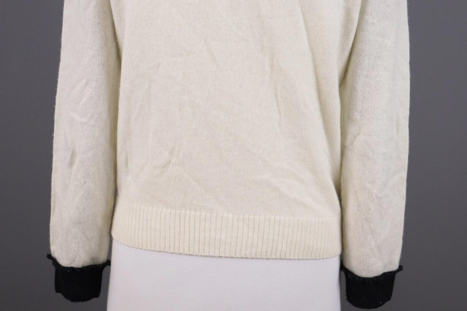 Designer Princess Goes Hollywood Beige Wool Cashmere Sweater Size 38 Size M / US 6-8 / IT 42-44 - 11 Thumbnail