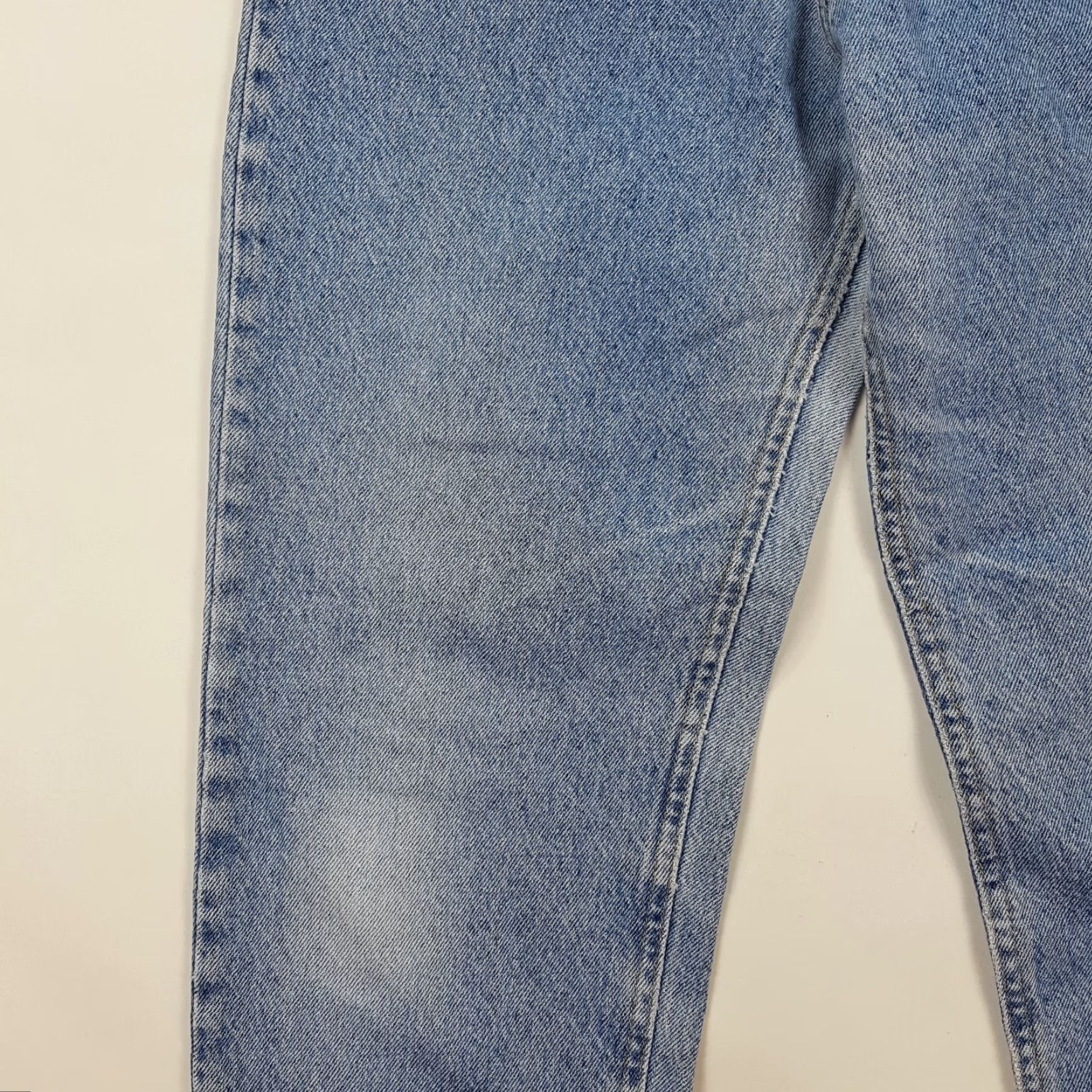 Lee Vintage Lee Women's Size 12 Relaxed Tapered High Waist Retro Denim Blue Jeans Size 34" / US 12 / IT 48 - 3 Thumbnail