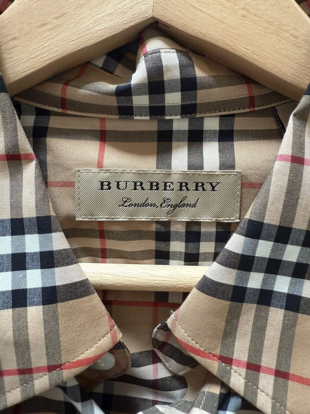 Burberry Burberry George Small Scale Checkered Flannel Size US XL / EU 56 / 4 - 3 Thumbnail