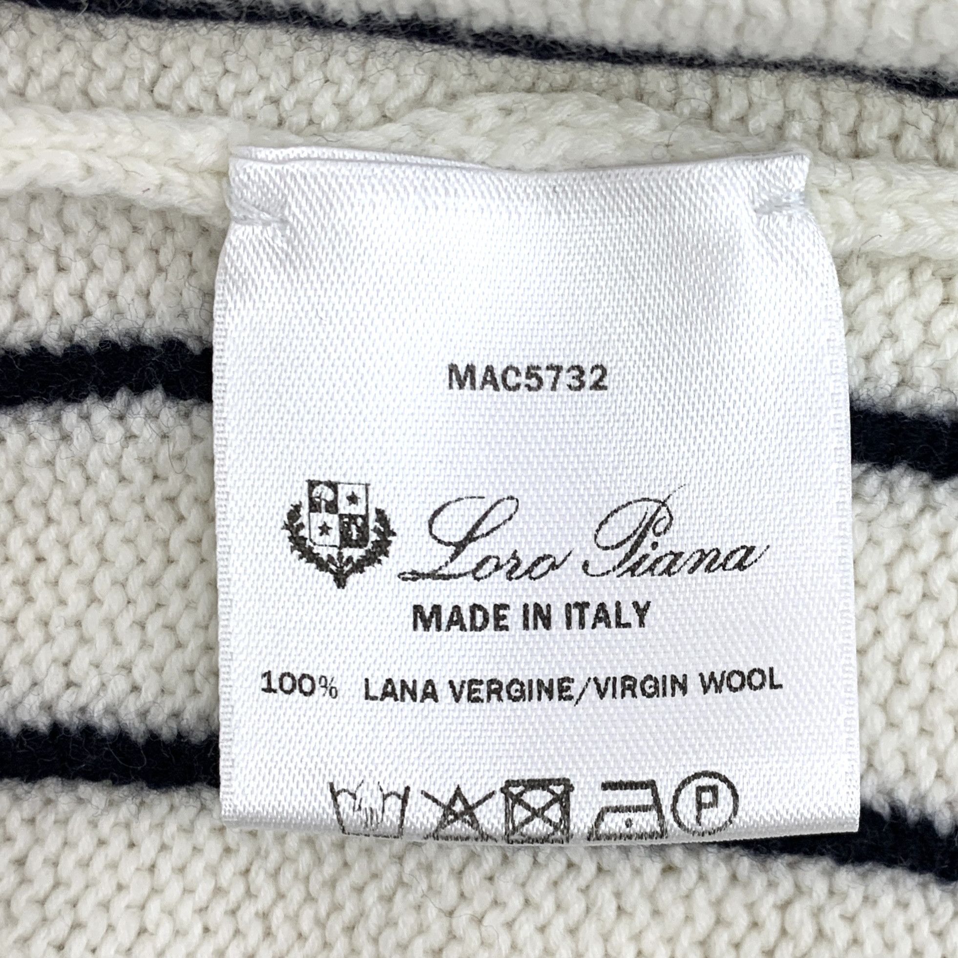 Loro Piana Loro Piana Colorblock Stripe Wool Sweater (42) Size US XS / EU 42 / 0 - 6 Thumbnail