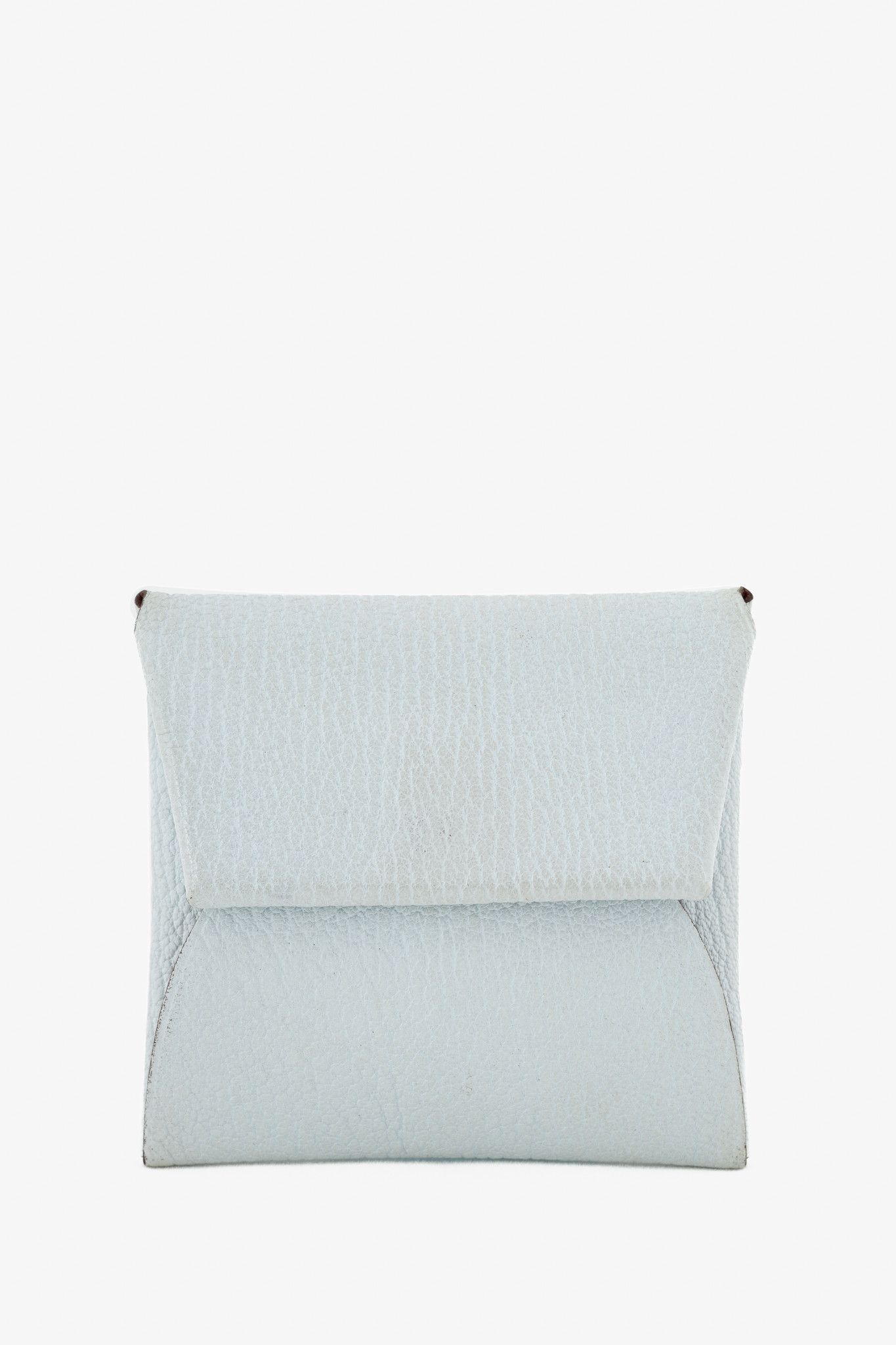 Hermes Hermes Bastia Bleu Brume & Brique Chevre Mysore Change Purse Size ONE SIZE - 1 Thumbnail