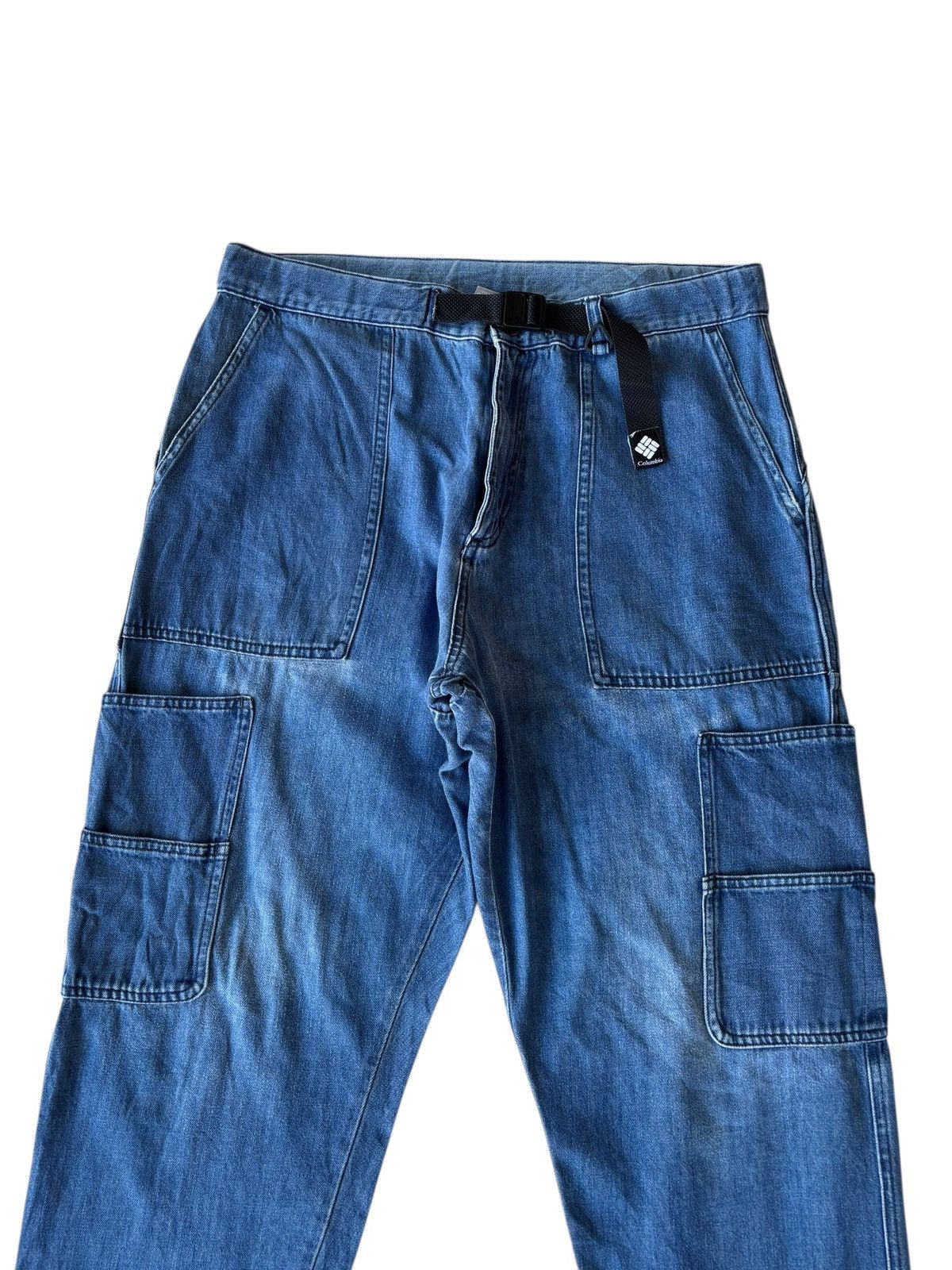 Columbia 💥COLUMBIA OMNI-SHADE UTILITY DENIM CARGO PANT OUTDOOR HIKING Size US 34 / EU 50 - 5 Thumbnail