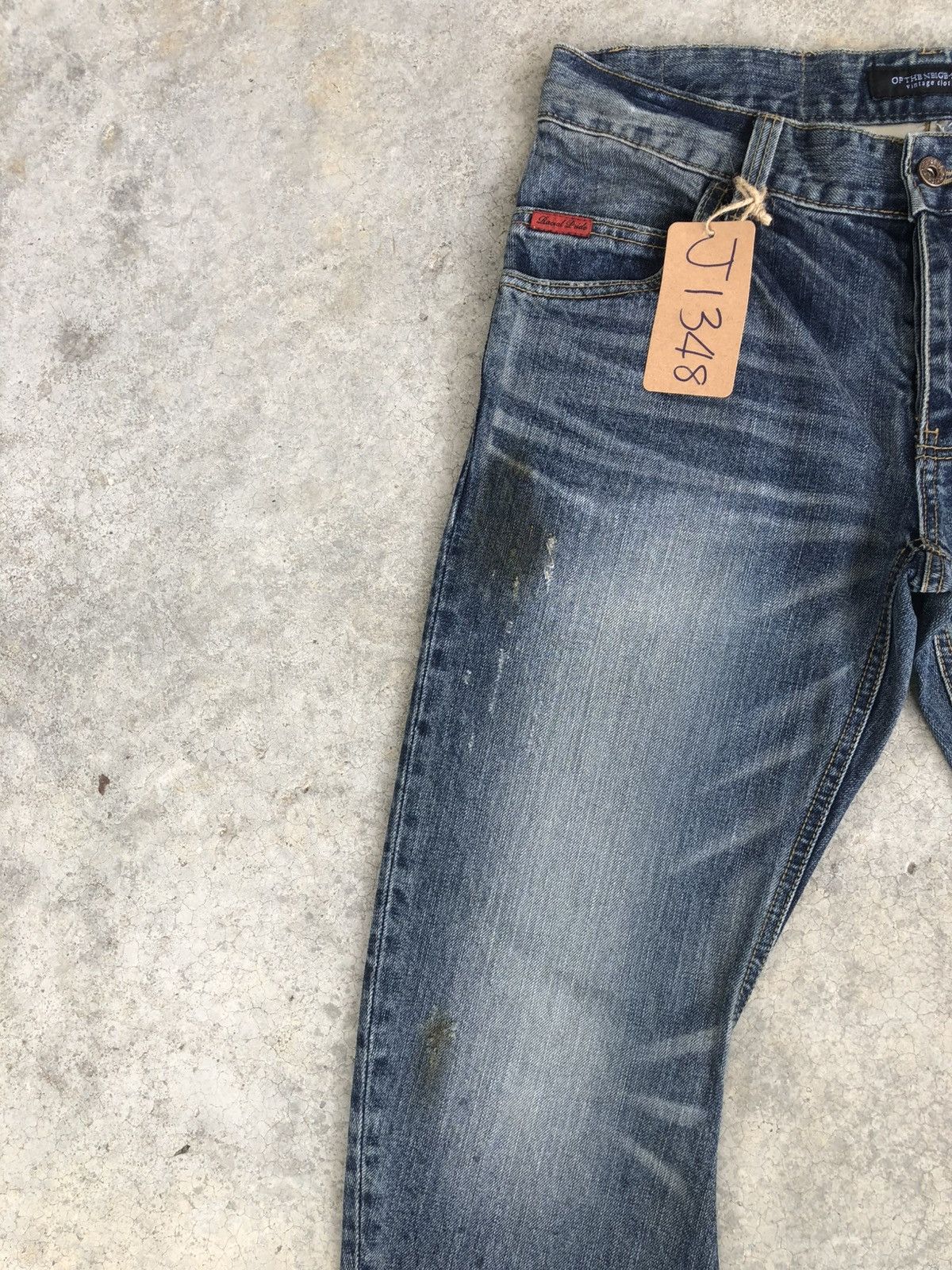 If Six Was Nine Of The Neige Flared Jeans Distressed Jeans J Cut Size US 31 - 4 Thumbnail