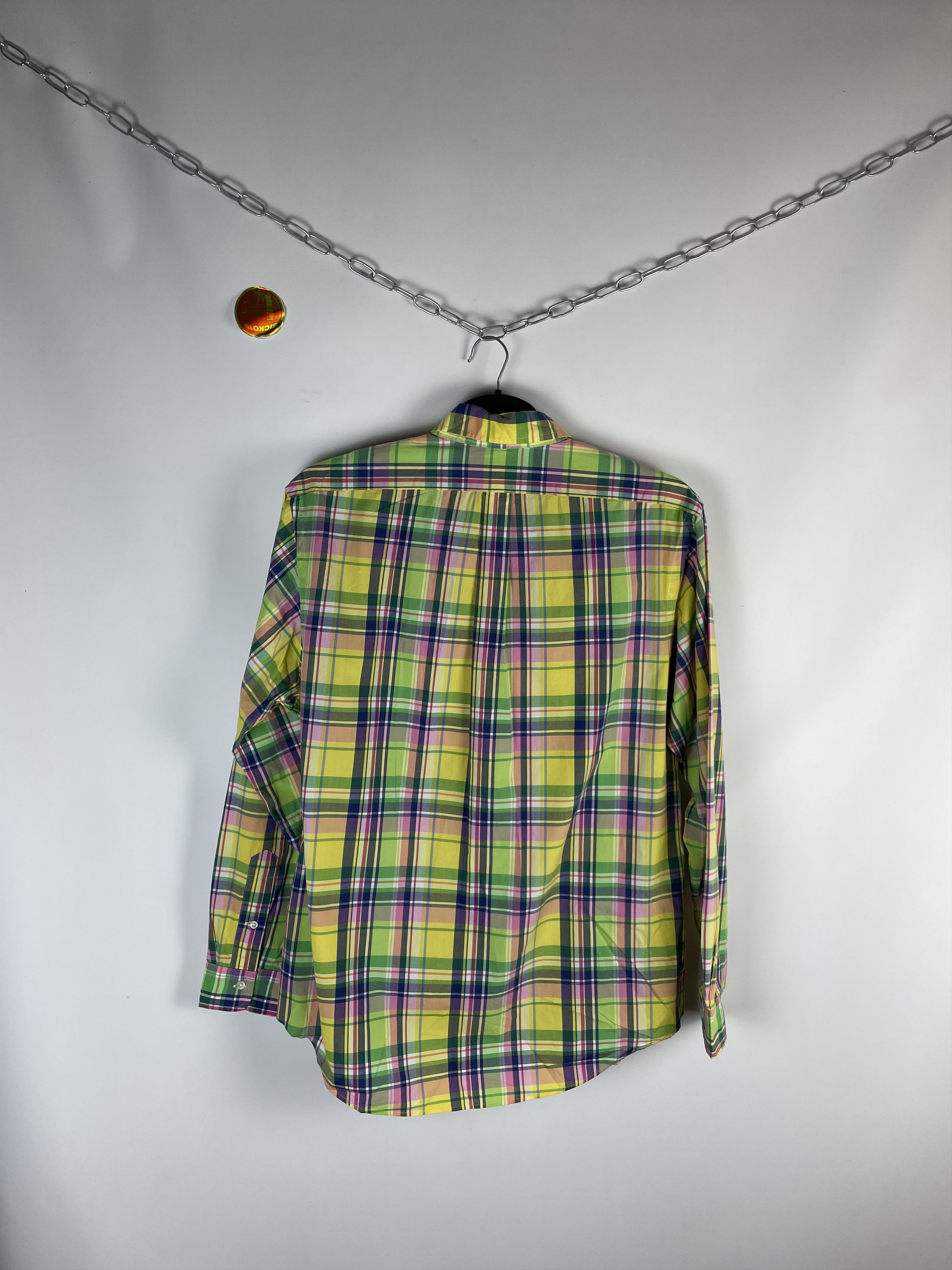 Flannel Flannel Polo Ralph Lauren Vintage Mens Plaid Shirt Size US XL / EU 56 / 4 - 8 Thumbnail