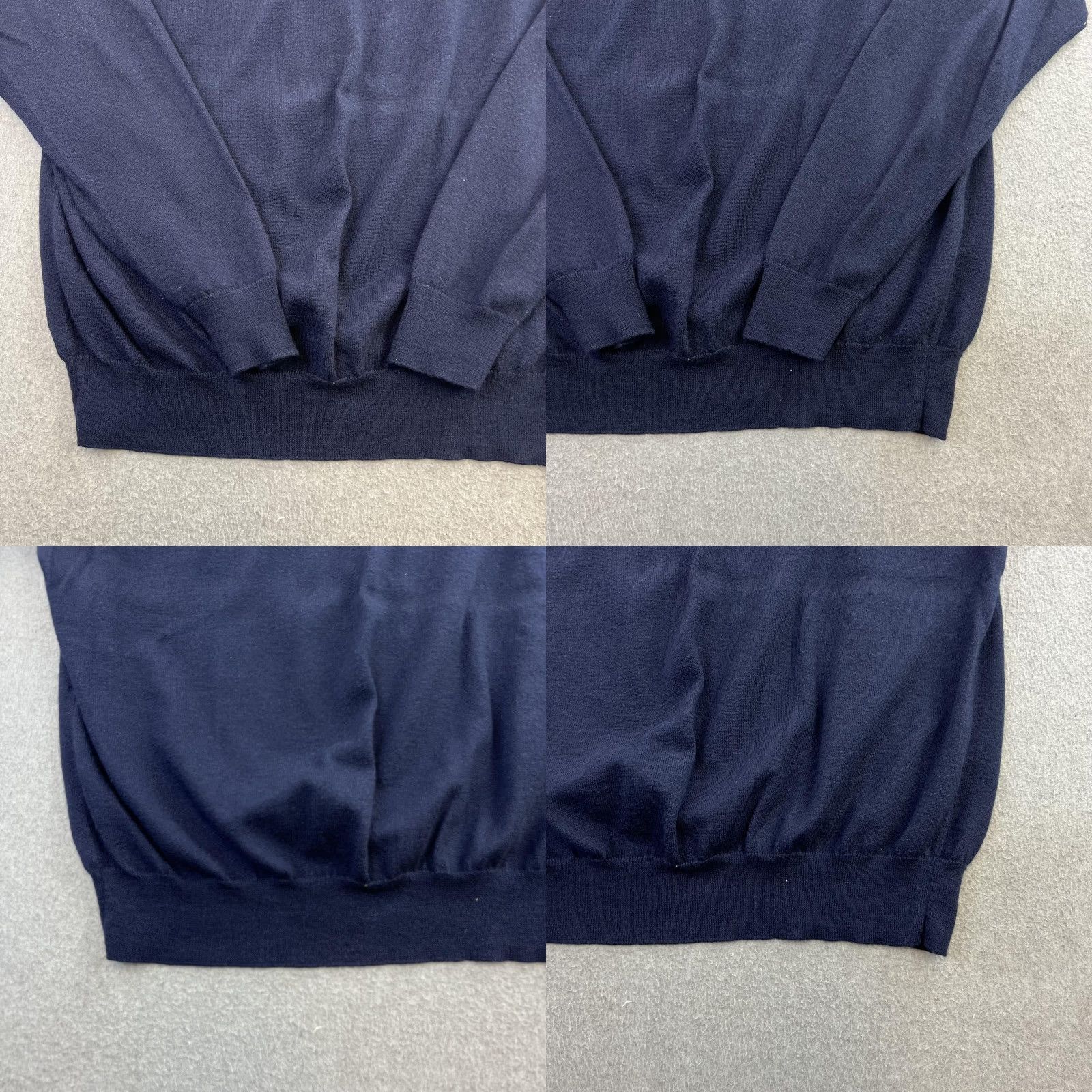 Peter Millar Peter Millar Sweater Mens XL Navy V-Neck Knit Pullover Lightweight Adult Size US XL / EU 56 / 4 - 8 Thumbnail