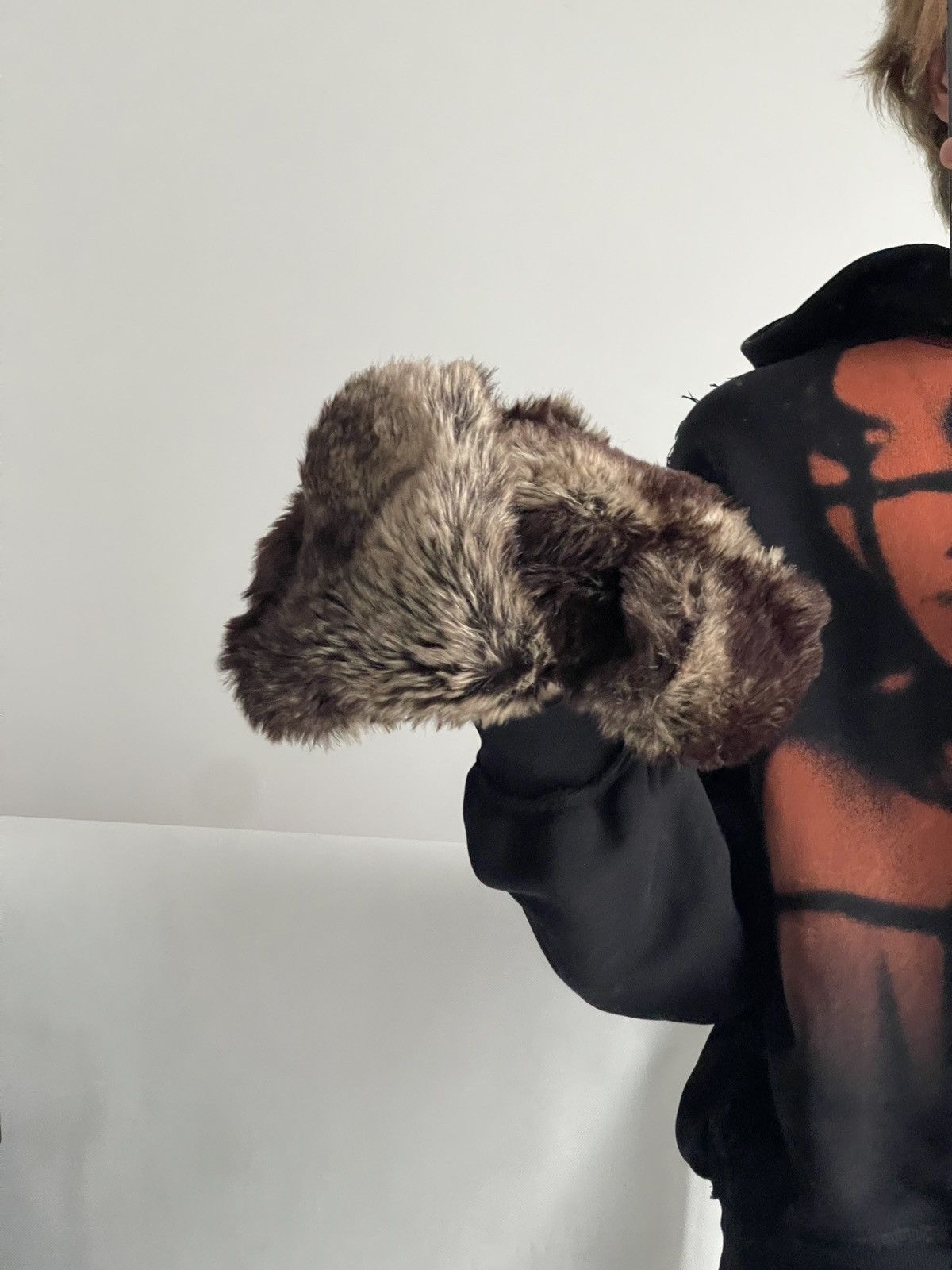 Japanese Brand Vintage fuzzy mohair japanese ushanka hat avant garde Size ONE SIZE - 8 Thumbnail
