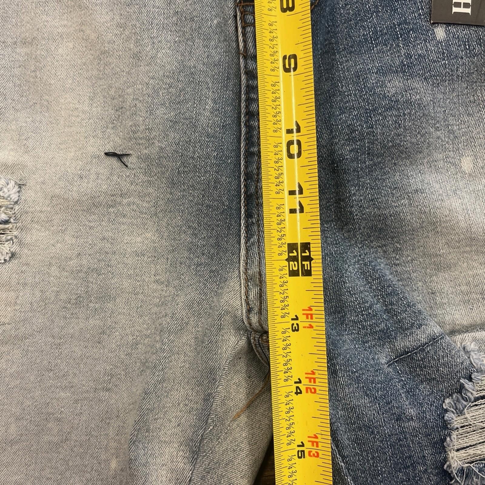 Other TR Premium Tailored Creation Denim Distress Cargo Shorts 42 Size US 42 / EU 58 - 10 Thumbnail