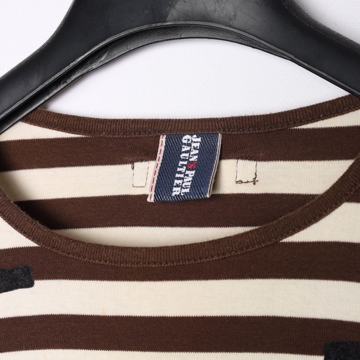 Jean Paul Gaultier Jean Paul Gaultier JPG Stripped Long Sleeve Sailor Top Tee Size S / US 4 / IT 40 - 10 Thumbnail