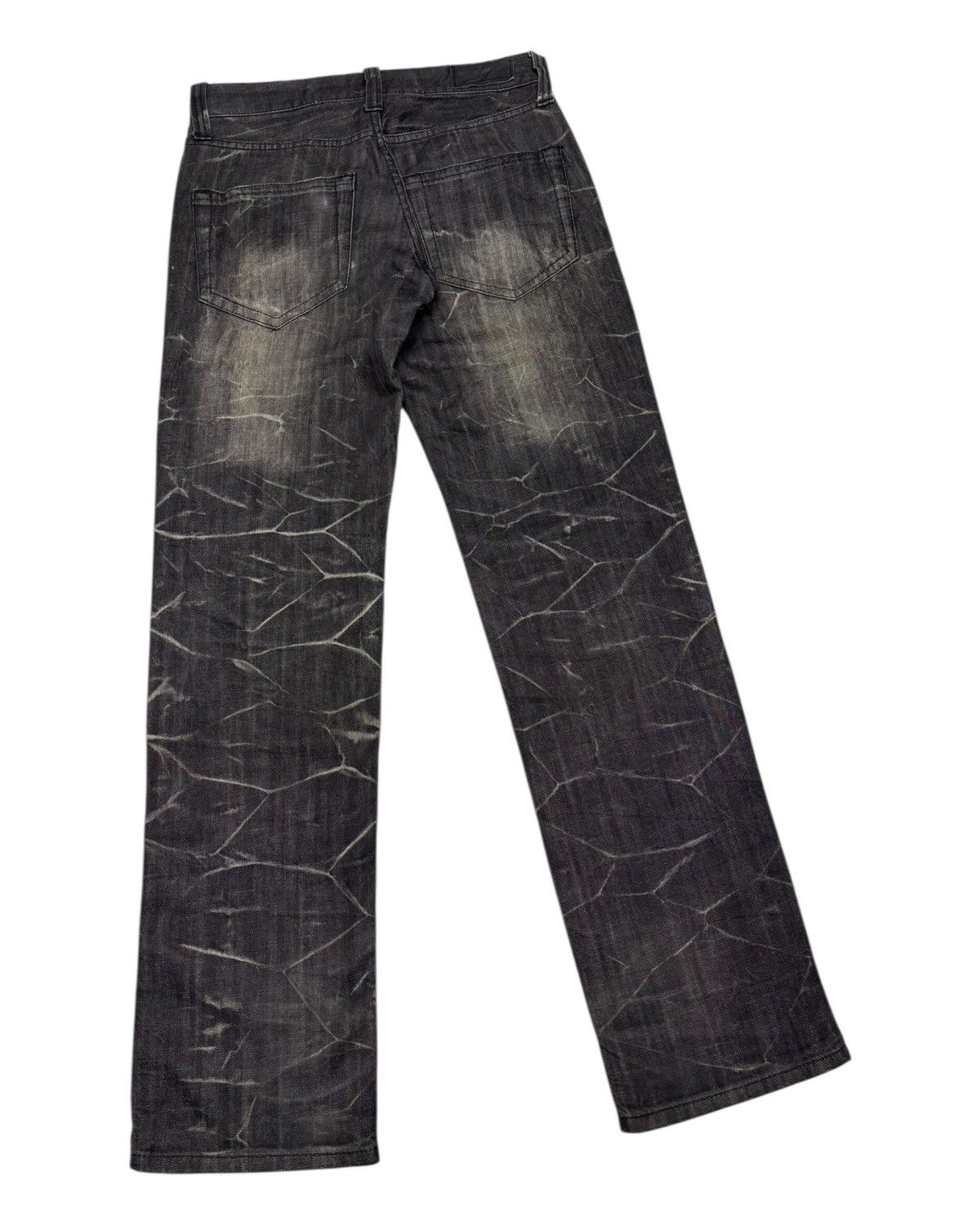 Tornado Mart TORNADO MART WHISKER CLAW MARK BLACK CUSTOM DENIM JEANS Size US 30 / EU 46 - 8 Thumbnail