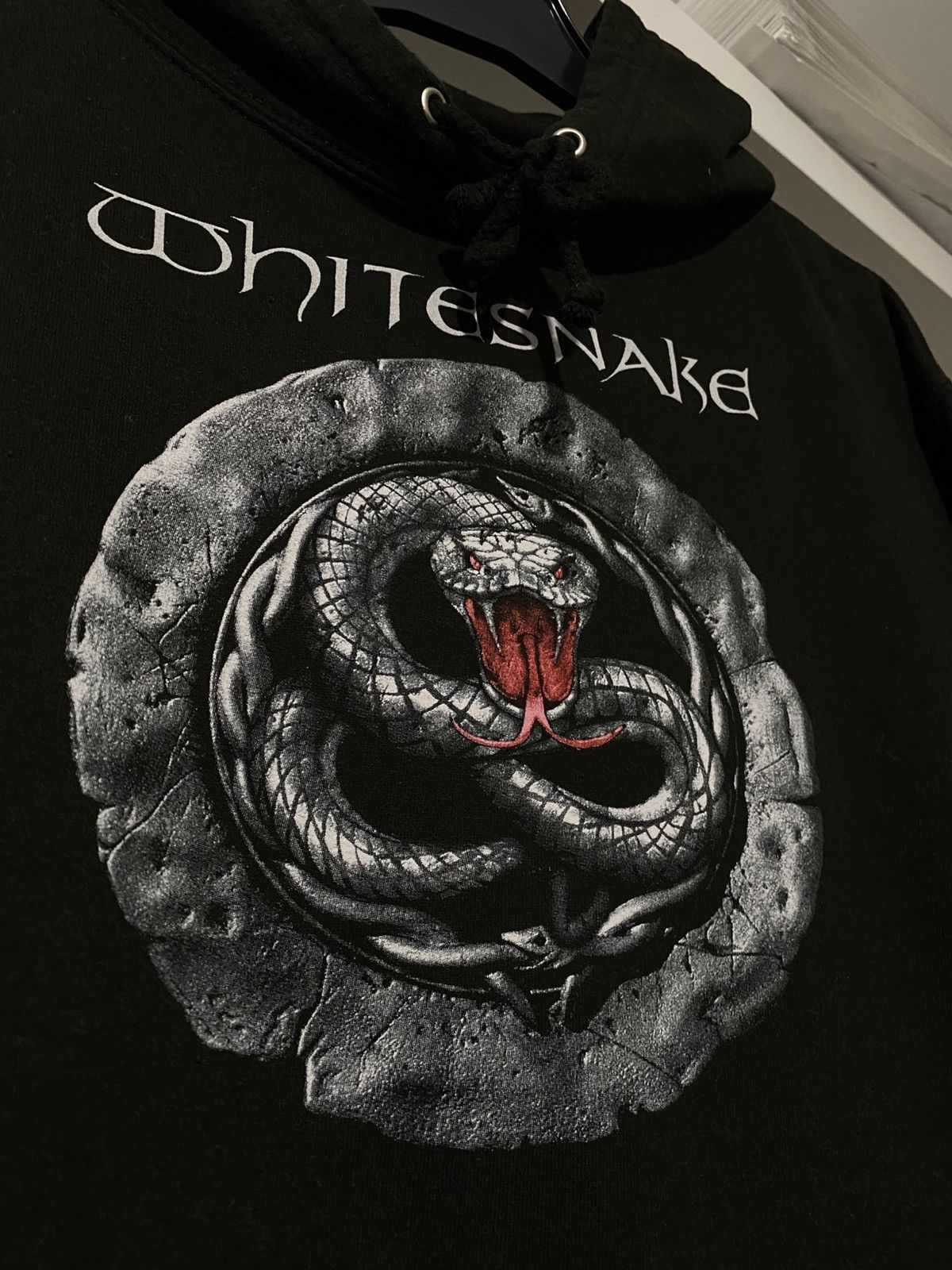Band Tees × Vintage Whitesnake Vintage Hoodie Uroboros M Death Metal y2k grunge Size US M / EU 48-50 / 2 - 3 Thumbnail
