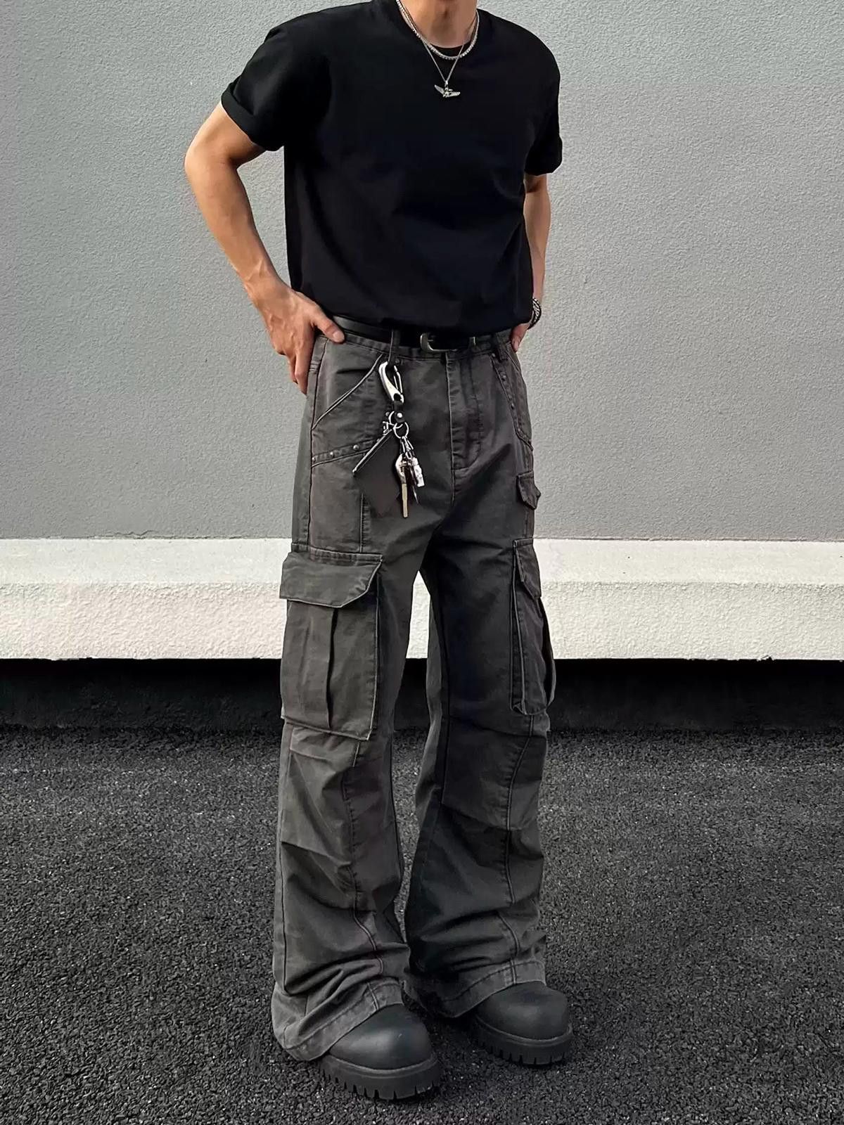 Japanese Brand Multi Pocket Cargo Pants Size US 32 / EU 48 - 5 Thumbnail