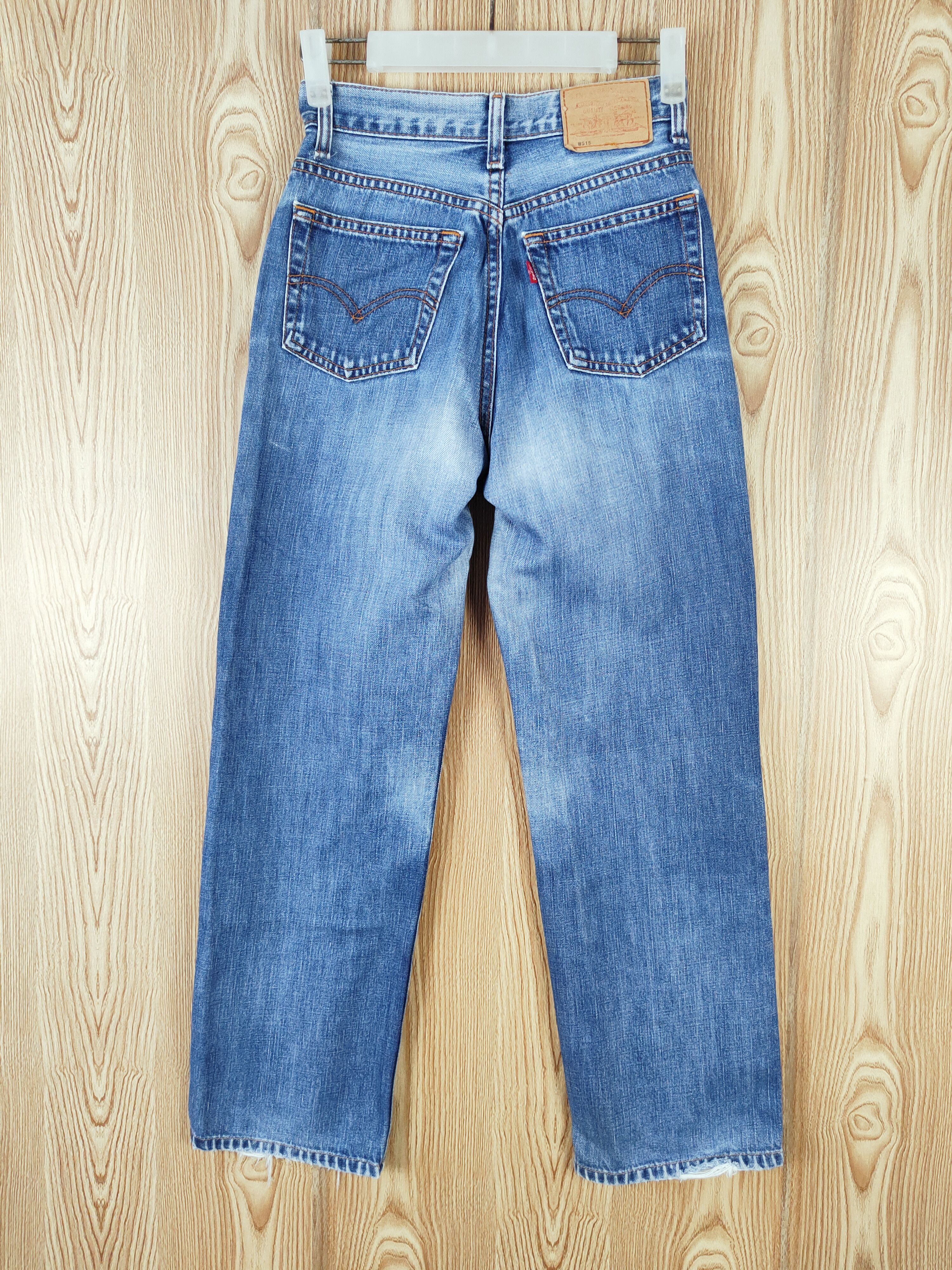 Levi's w515 Levi's Blue Distressed Ripped Jeans #W229 Size US 27 - 7 Thumbnail