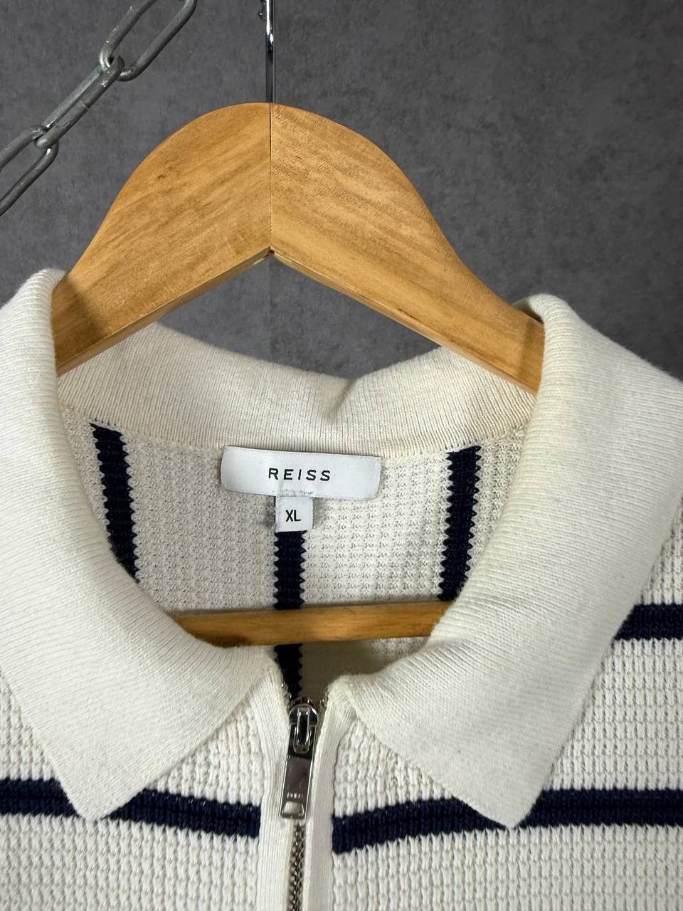 Reiss Reiss designer 1/3 zip polo tee Size US XL / EU 56 / 4 - 4 Thumbnail