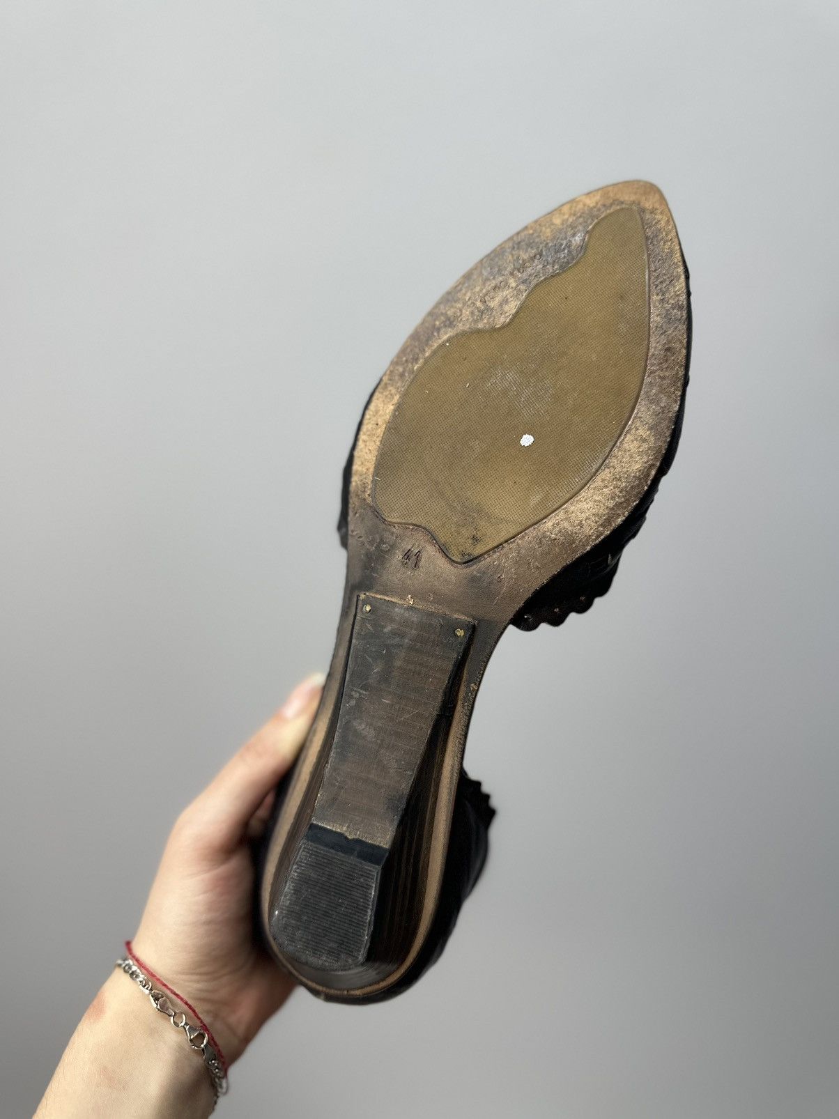A.S.98 Vintage Air Step Ballet Shoes Womens Prada style Avantgarde Size US 11 / IT 41 - 9 Thumbnail
