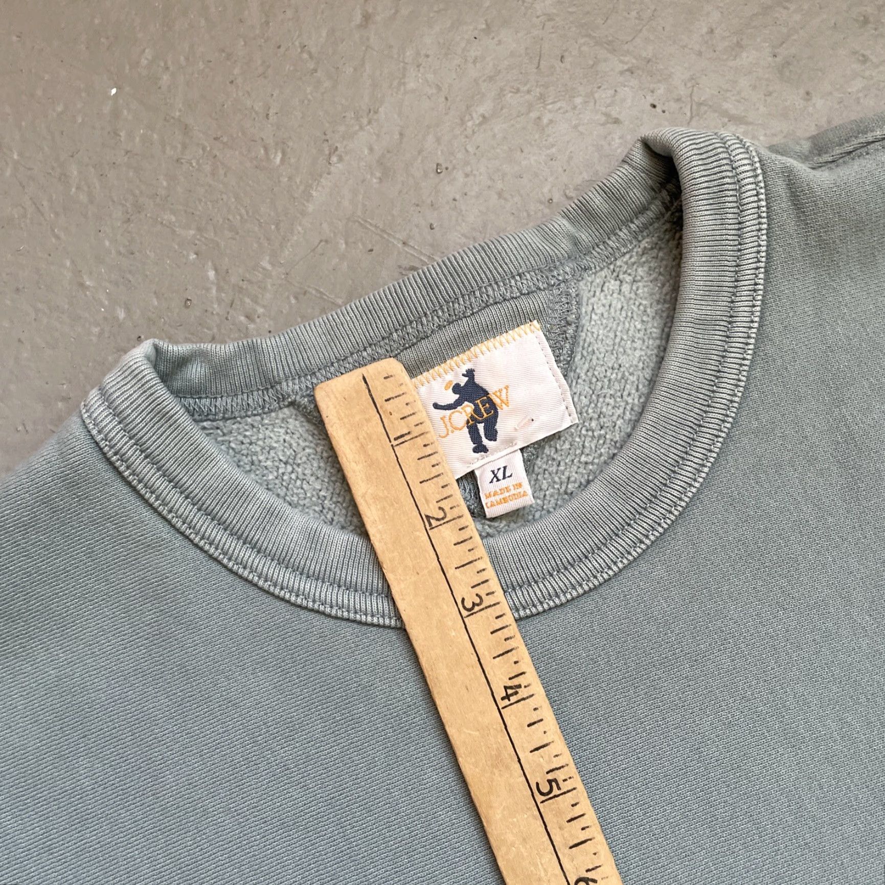 Union LA VINTAGE Union LA x J.Crew Heavy Single V Crewneck Sweatshirt Reverse Weave Streetwear XL Size US XL / EU 56 / 4 - 5 Thumbnail