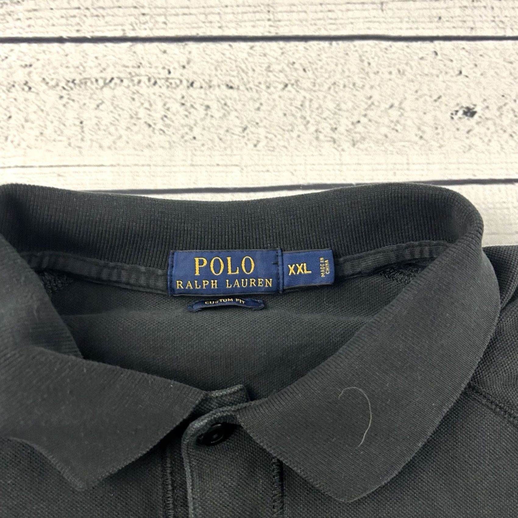 Polo Ralph Lauren Polo Ralph Lauren Short Sleeve Polo Shirt Mens XXL Black USA Big Print Button-Up Shirt Size US XXL / EU 58 / 5 - 2 Thumbnail