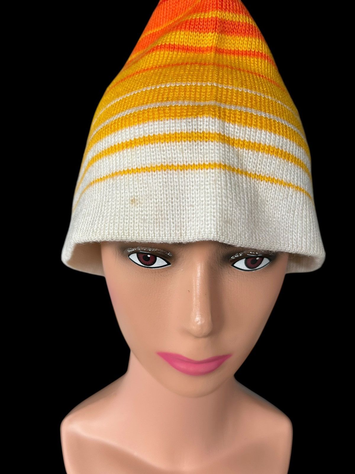 Japanese Brand Vintage Mohawk style Japanese Beanie Hats Size ONE SIZE - 6 Thumbnail