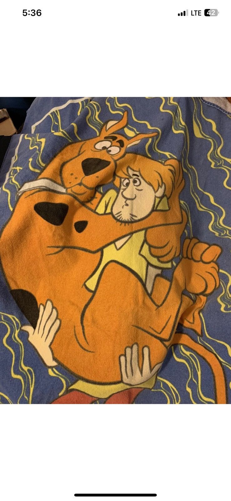 Cartoon Network Vintage Scooby Doo & Shaggy beach towel all over print 1998 Size ONE SIZE - 1 Thumbnail