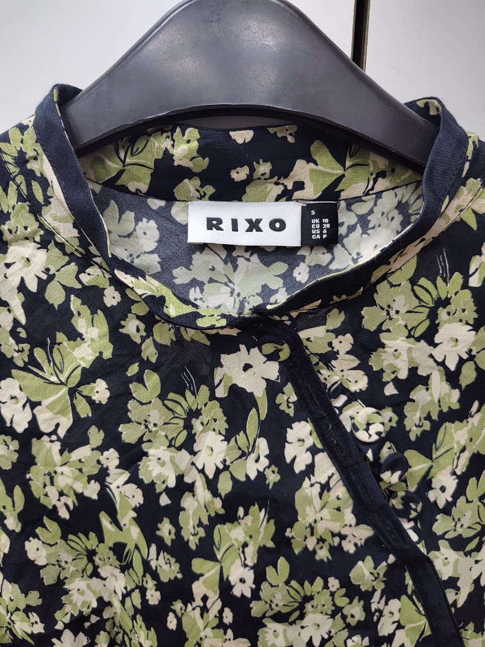 RIXO Floral Print Button-Front Top Size S / US 4 / IT 40 - 4 Thumbnail